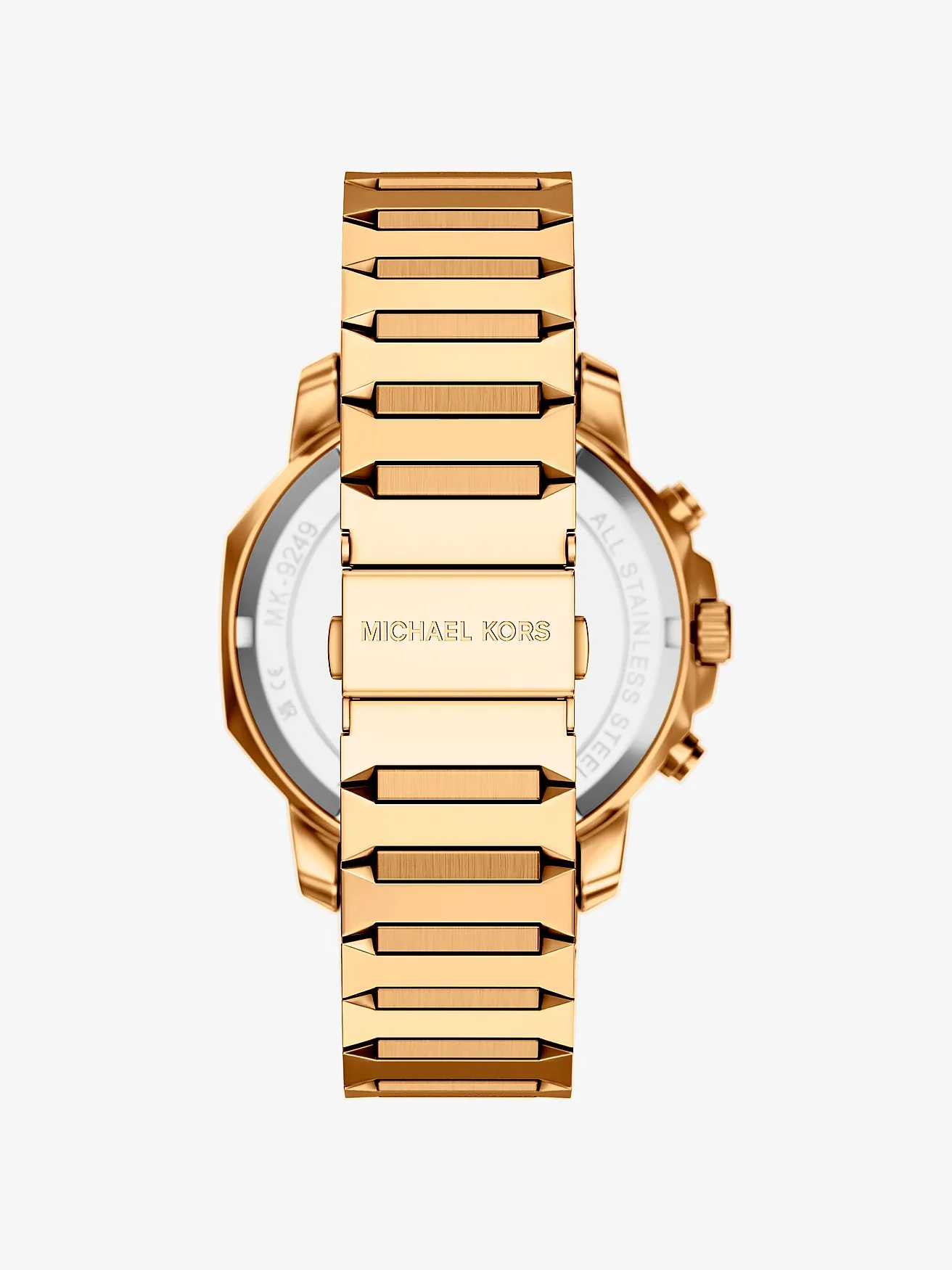 Часы Michael Kors Oversized Prescott золотистого тона — 3