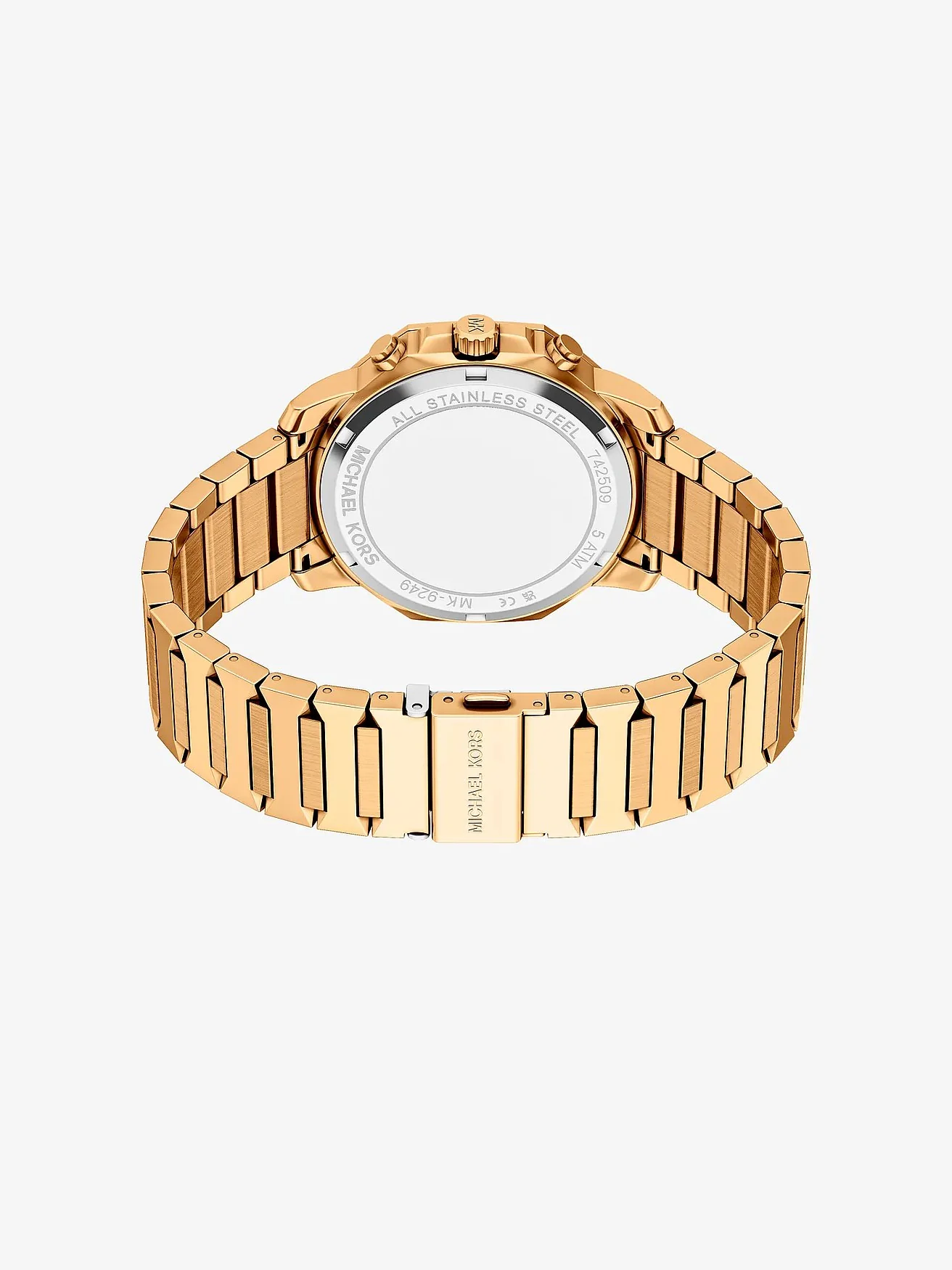 Часы Michael Kors Oversized Prescott золотистого тона — 4