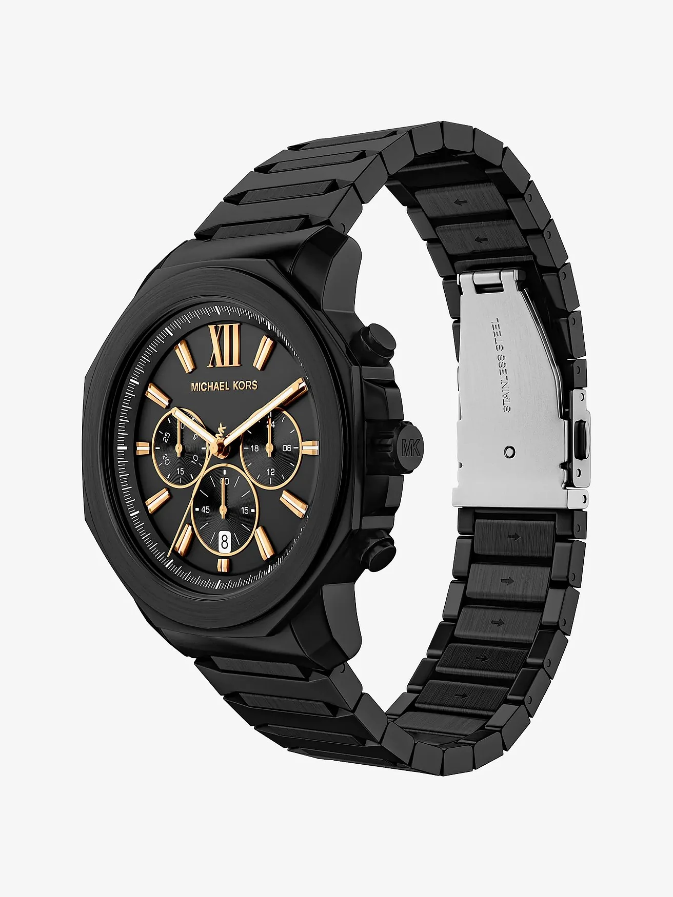 Часы Michael Kors Oversized Prescott чёрного тона — 5