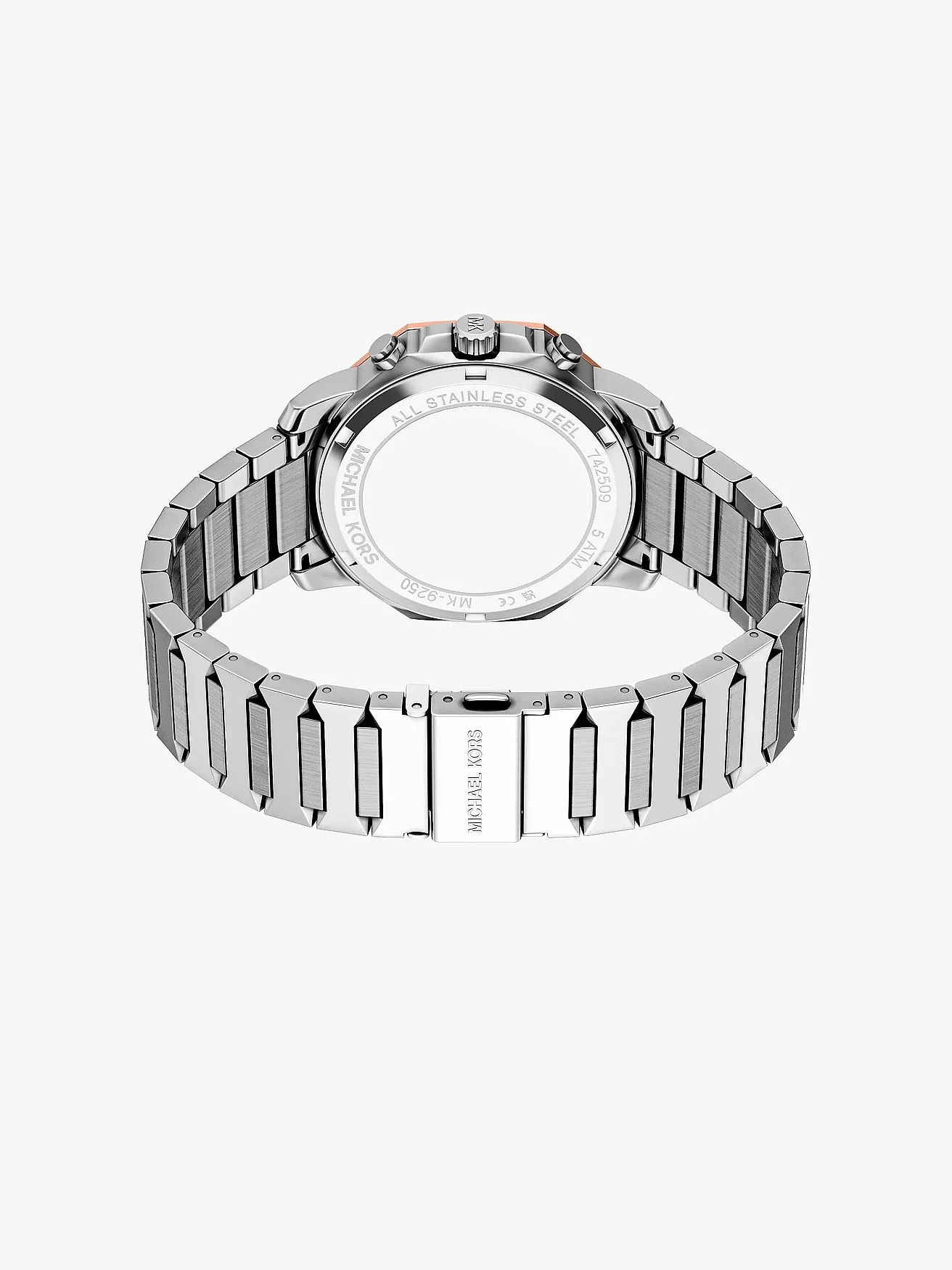 Часы Michael Kors Oversized Prescott двухцветные — 4