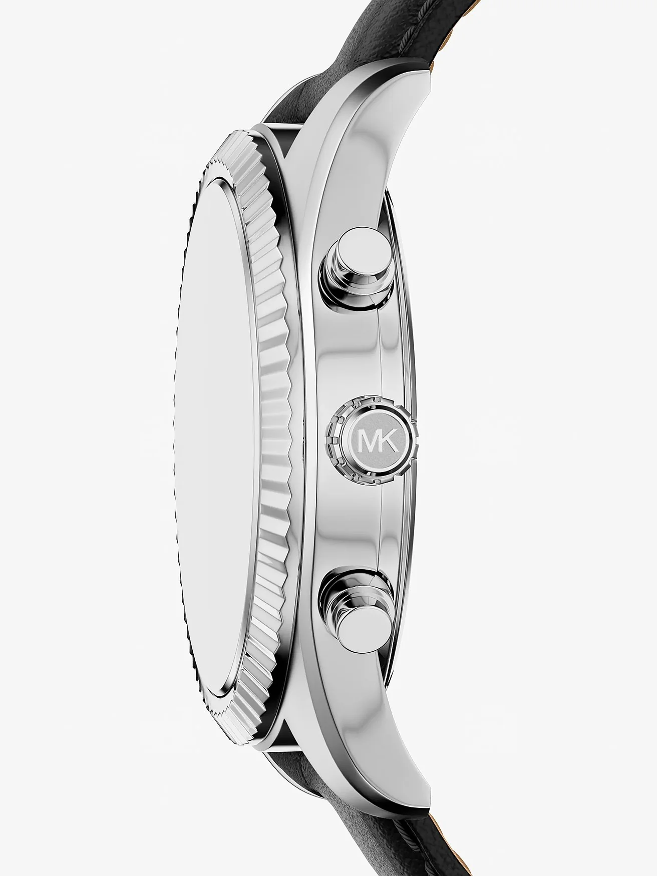 Часы Michael Kors Oversized Lexington с кожаным ремешком — 2