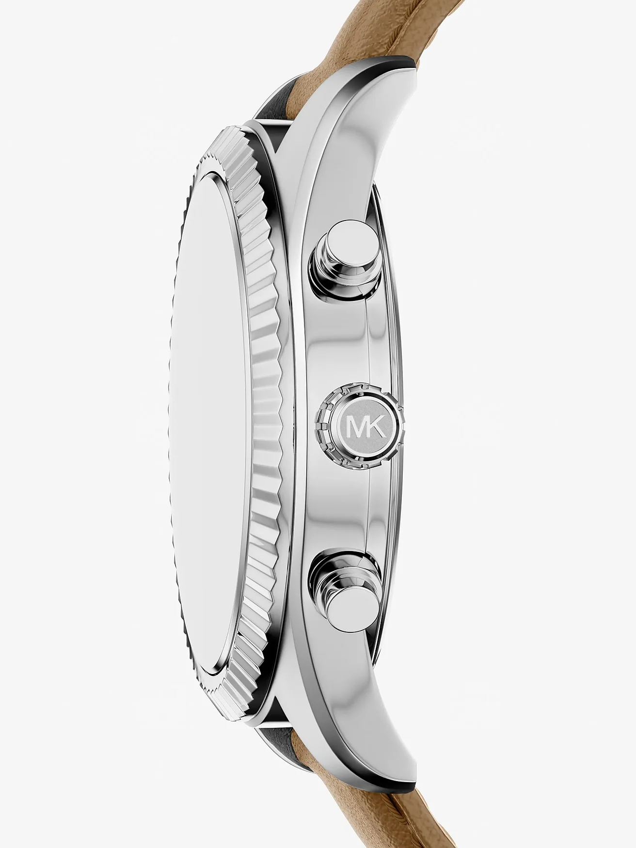 Часы Michael Kors Oversized Lexington с кожаным ремешком — 2