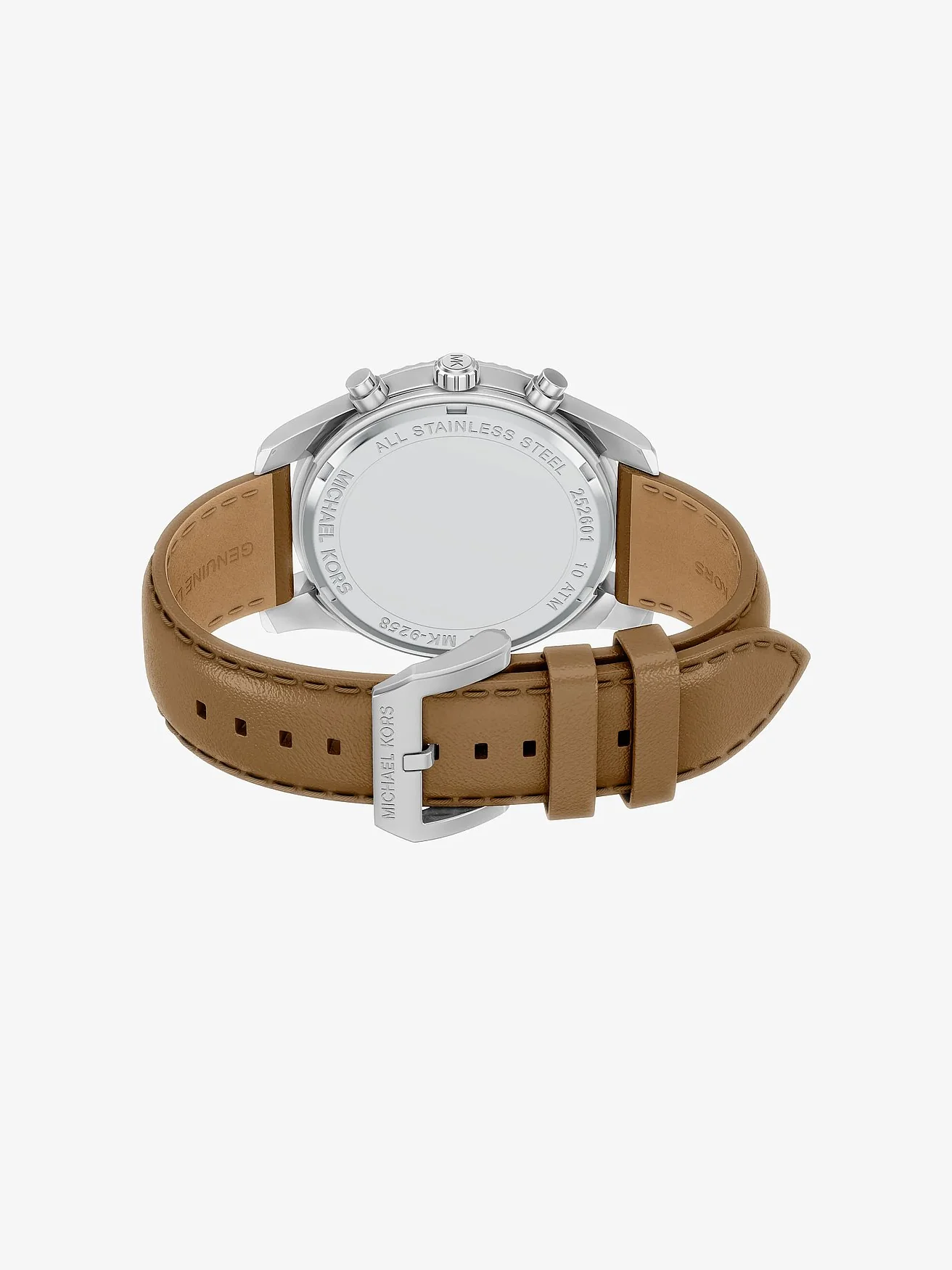 Часы Michael Kors Oversized Lexington с кожаным ремешком — 4
