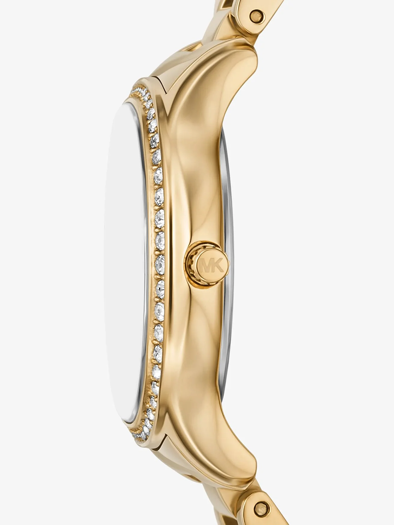 Часы Michael Kors Mini Sage Pavé золотистого тона — 2