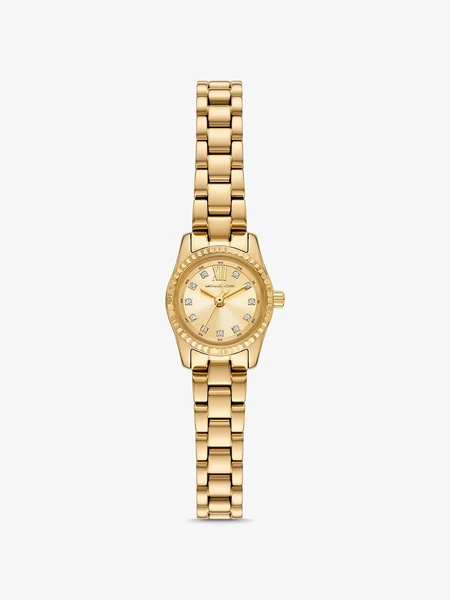Часы Michael Kors Mini Lexington с паве, золотистые