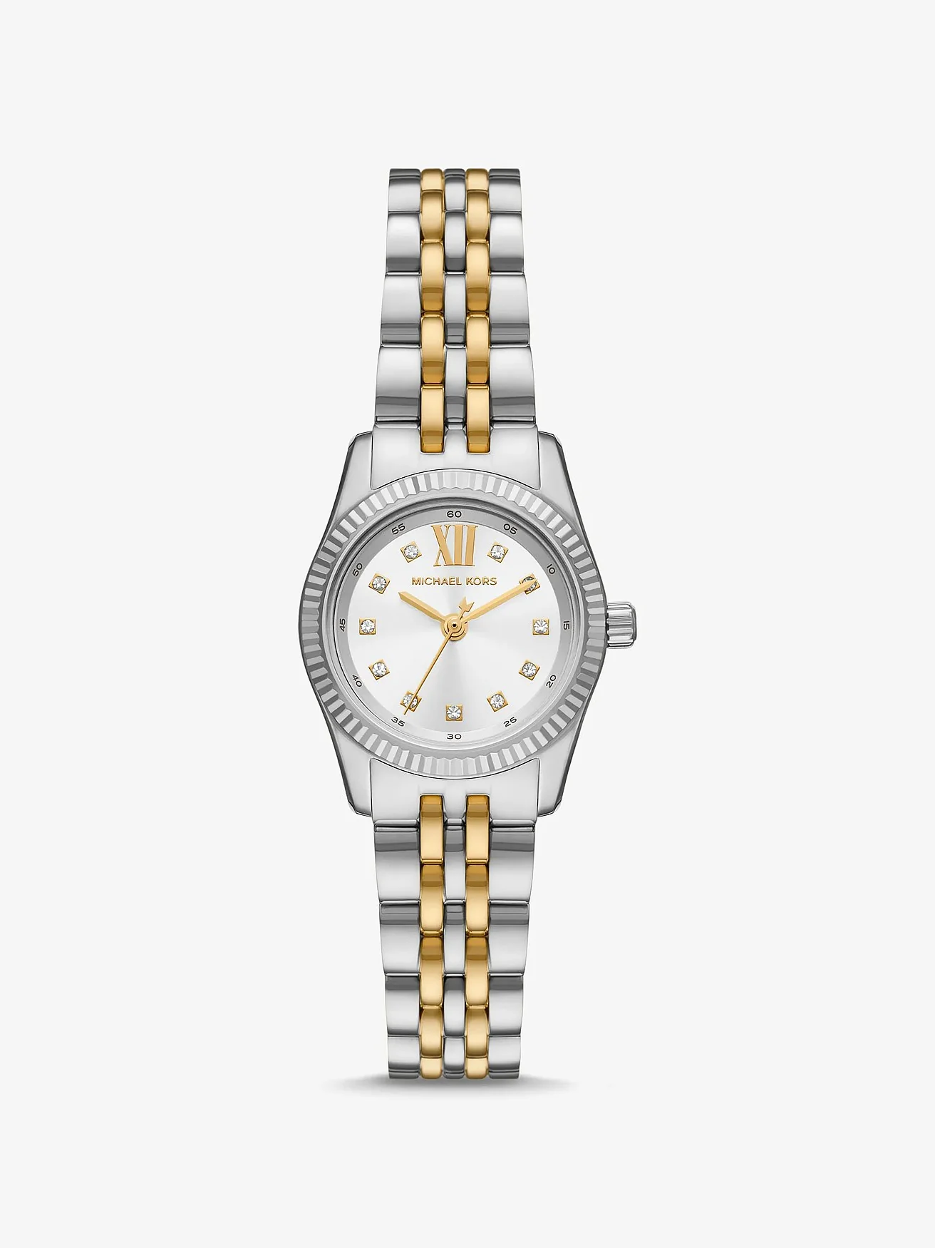 Часы Michael Kors Petite Lexington Pavé двухцветные — 1