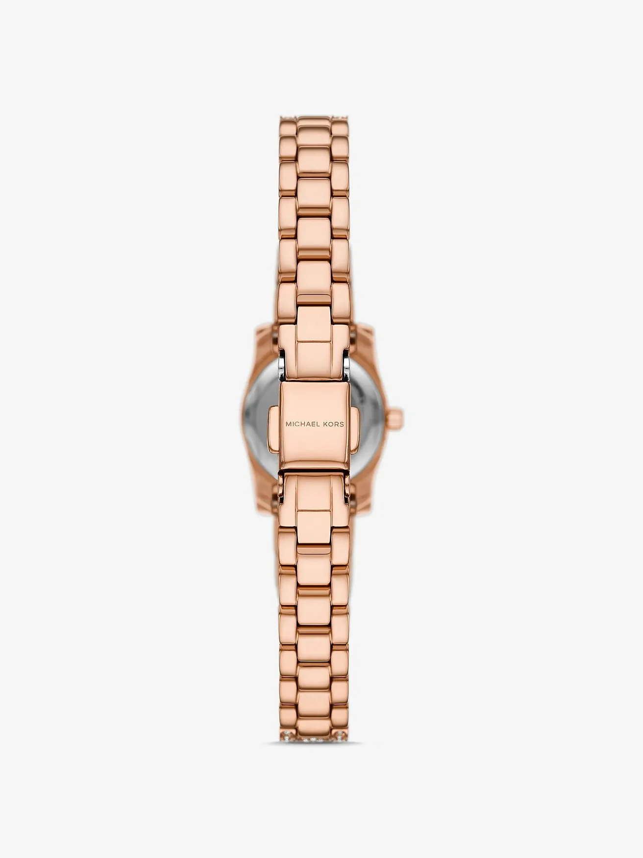 Часы Michael Kors Mini Lexington с паве в оттенке розового золота — 3