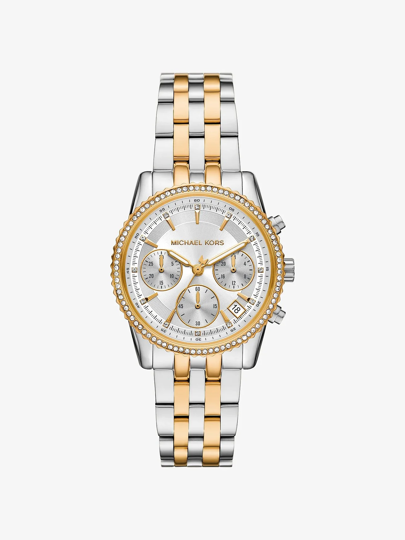 Часы Michael Kors Mini Bryant с паве, комбинированные — 1