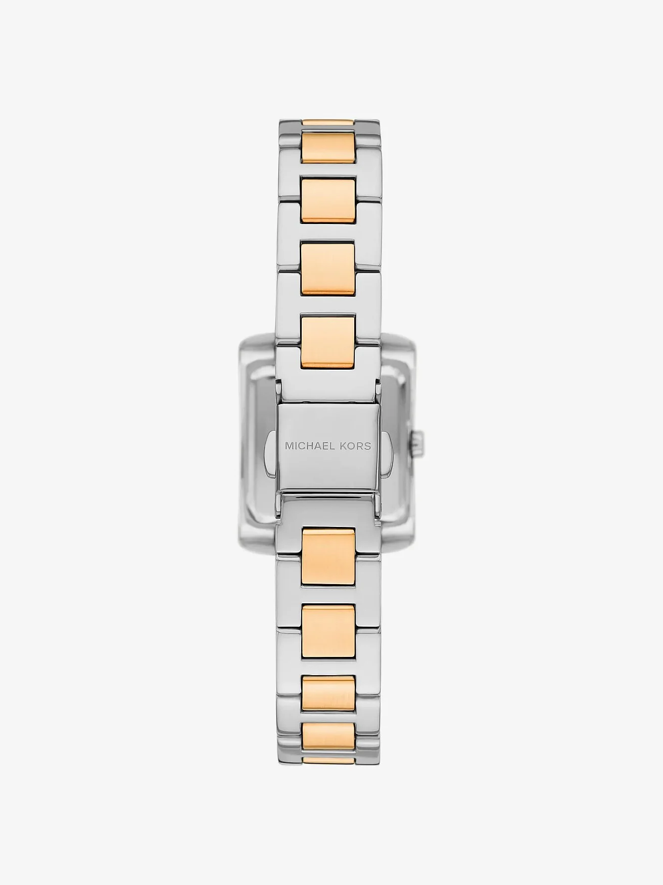 Часы Michael Kors Petite Emery Pavé серебристо-золотистые — 3