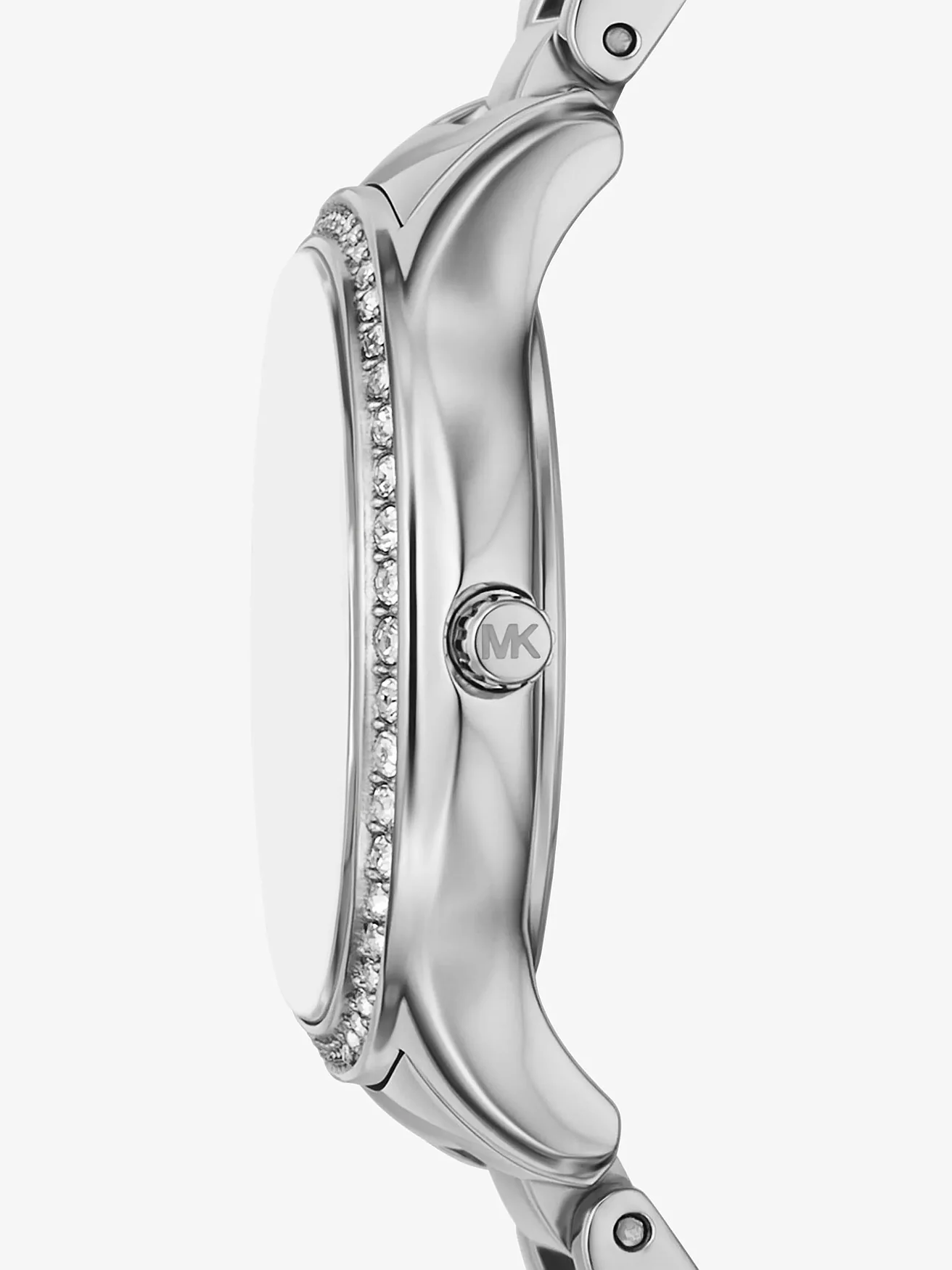 Часы Michael Kors Mini Sage Pavé серебристого тона — 2
