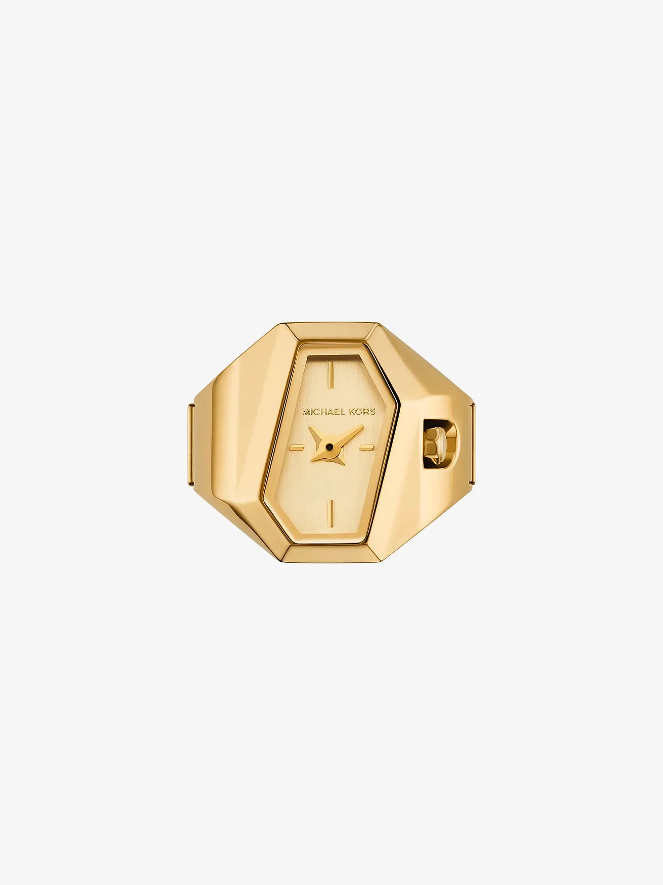 Женское кольцо-часы Michael Kors Suri золотистого цвета — 1