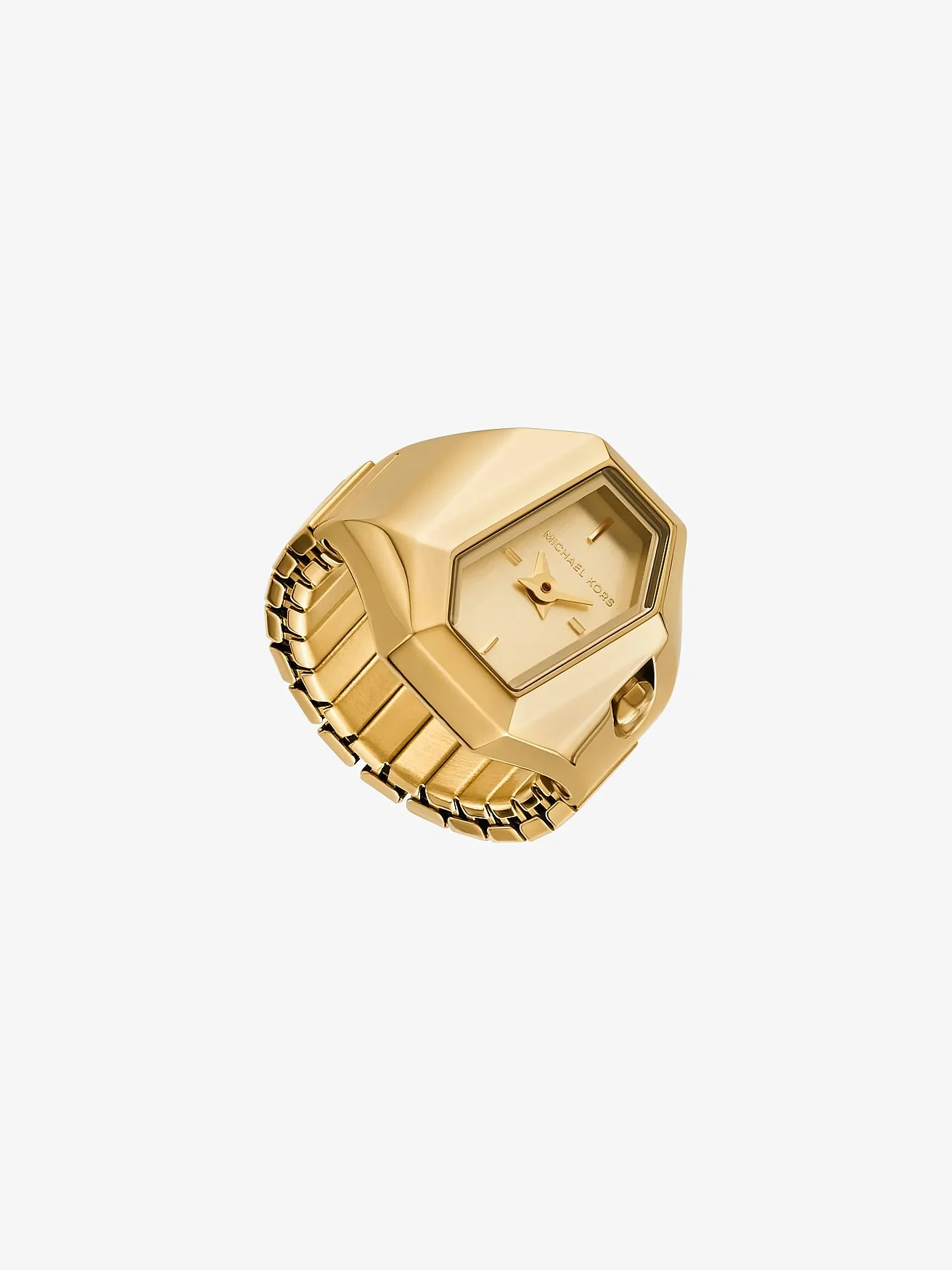 Женское кольцо-часы Michael Kors Suri золотистого цвета — 2