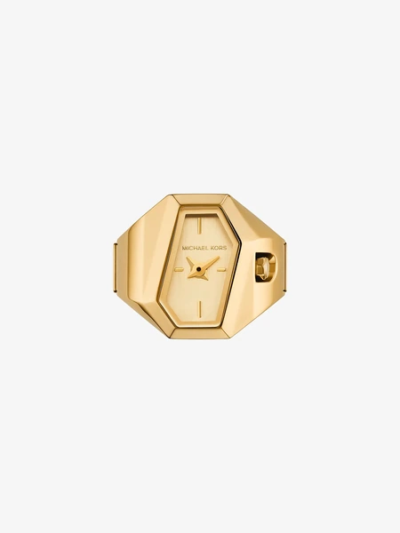 Женское кольцо-часы Michael Kors Suri золотистого цвета