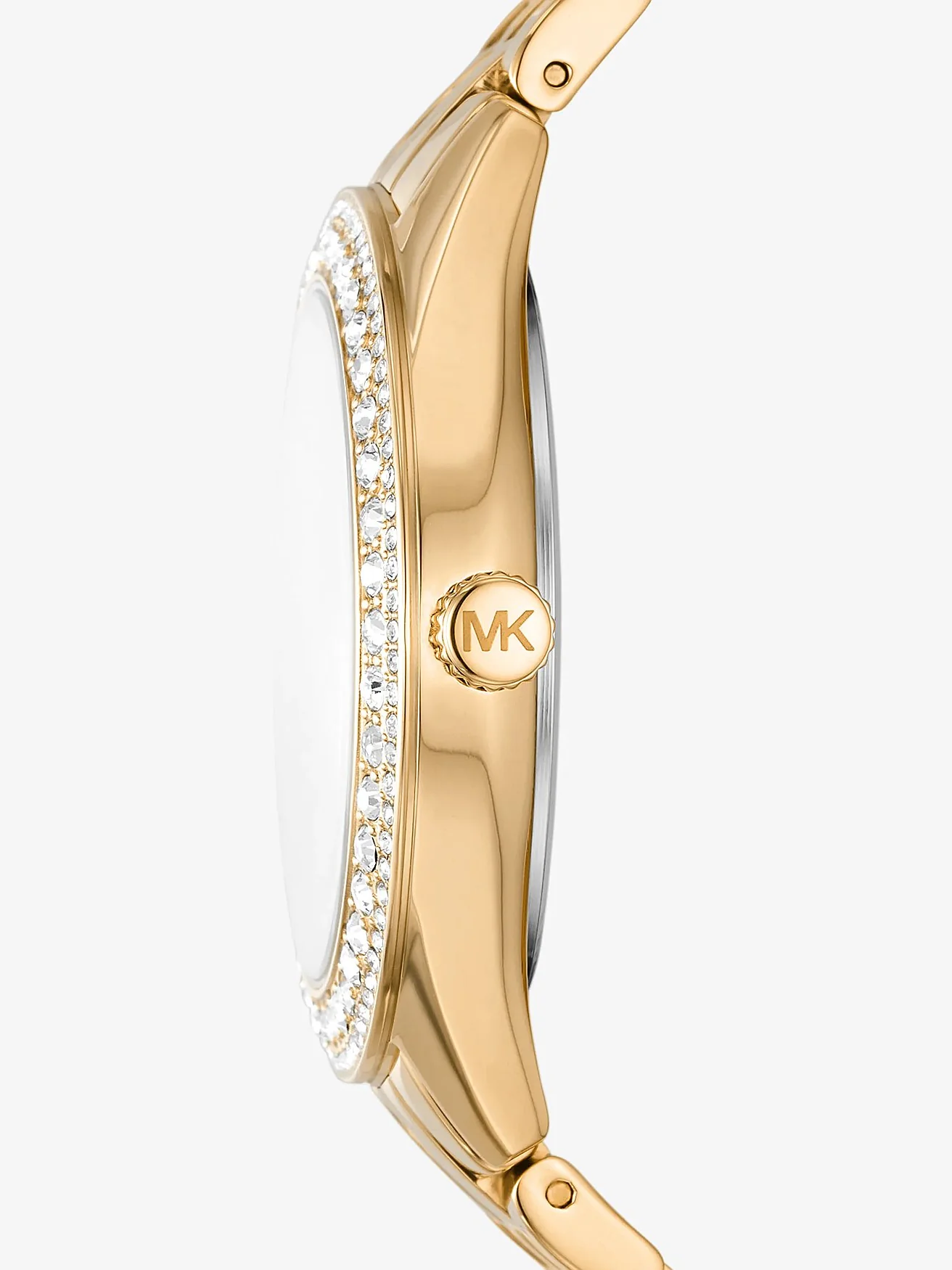 Часы Michael Kors Harlowe Pavé золотистого тона — 2