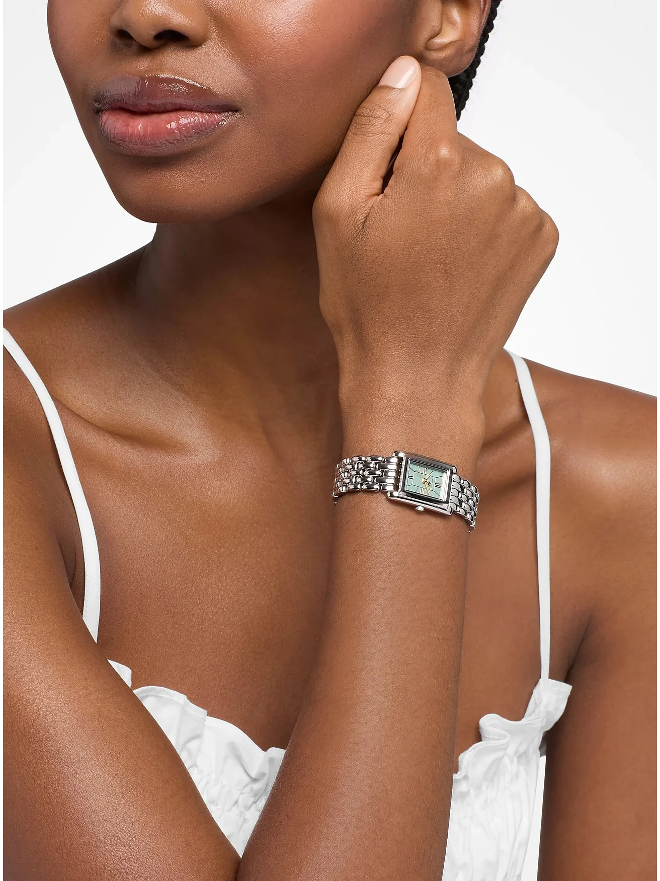 Женские часы Michael Kors Petite Essex серебристого цвета — 4