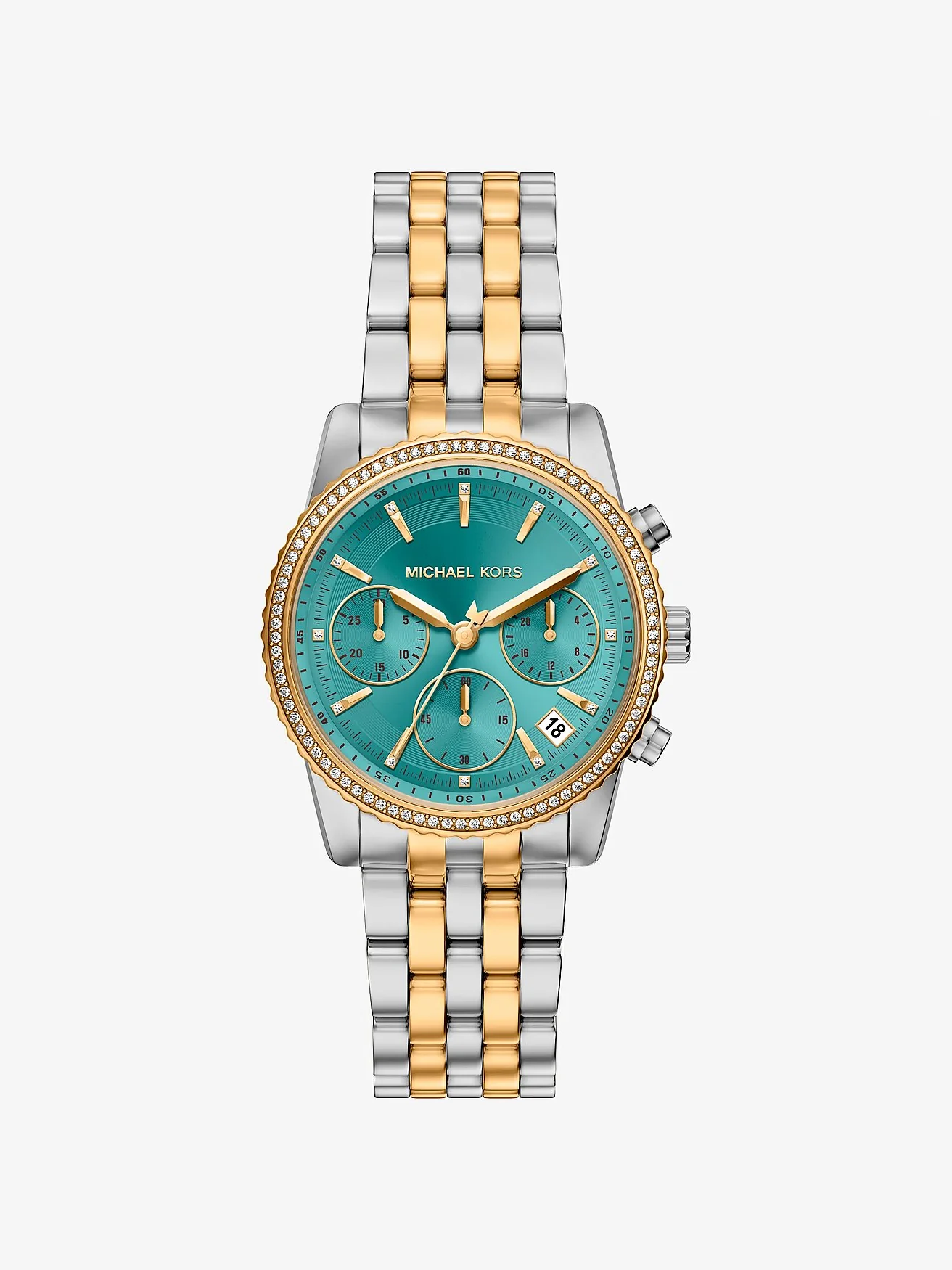 Часы Michael Kors Bryant с паве, комбинированные — 1