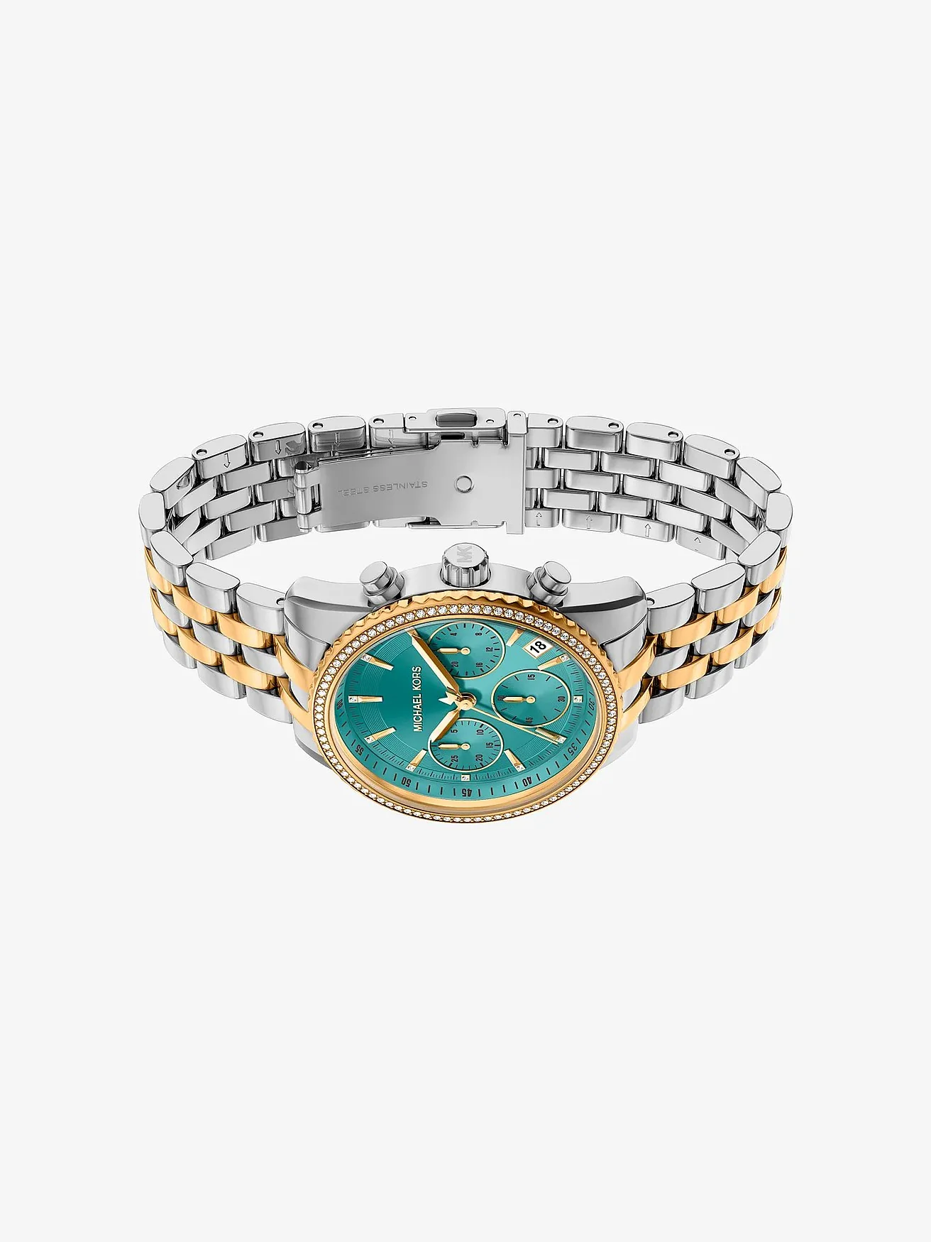 Часы Michael Kors Bryant с паве, комбинированные — 5