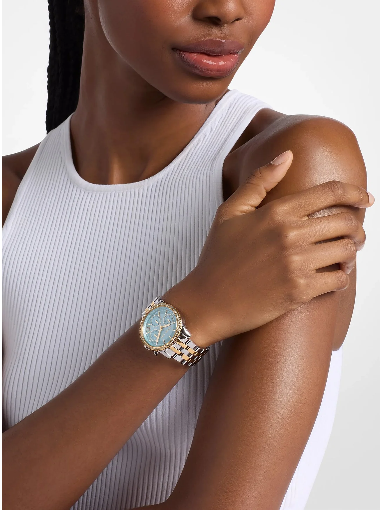 Часы Michael Kors Bryant с паве, комбинированные — 6