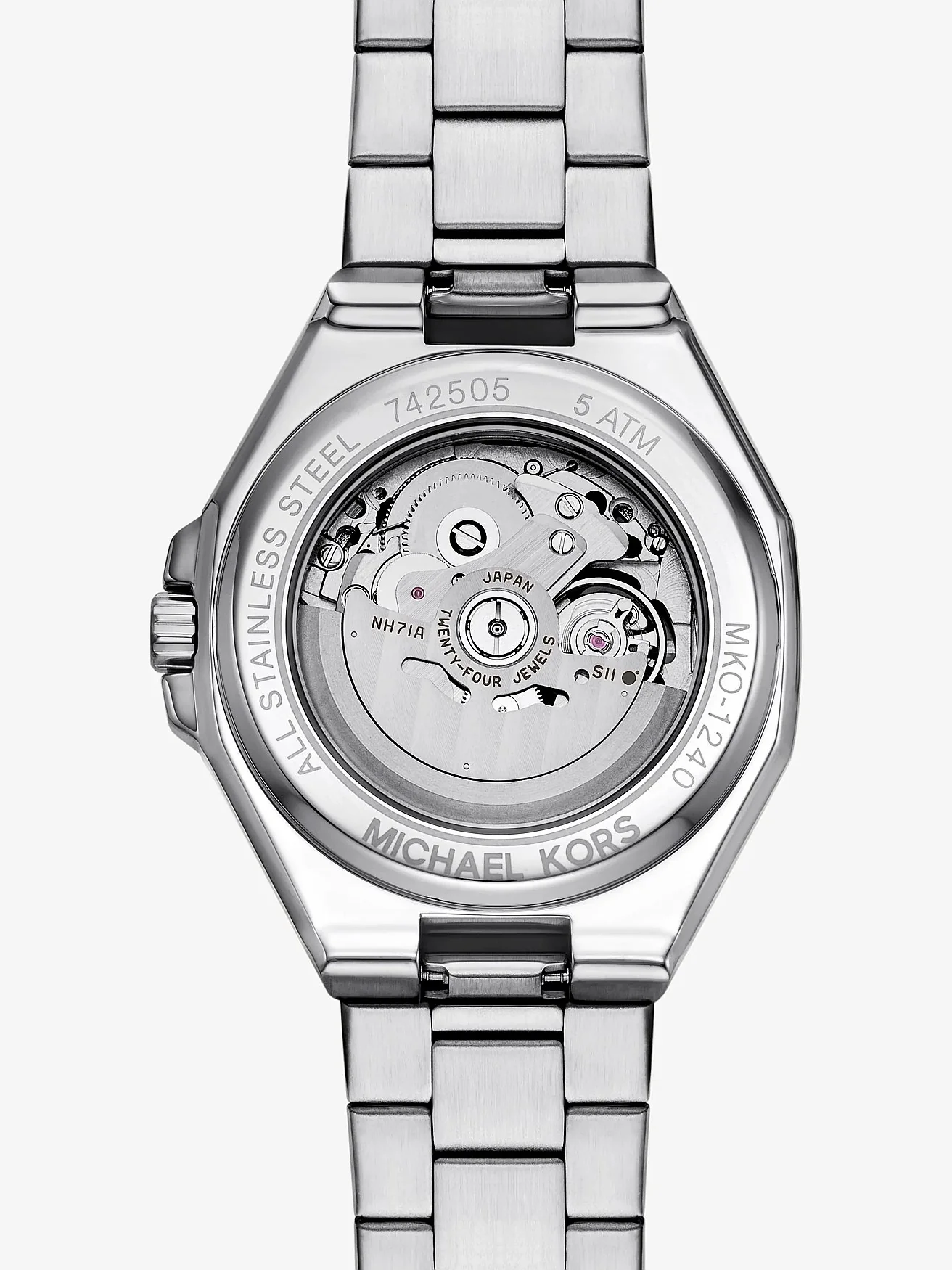 Наручные часы Michael Kors Овёрсайз Callum Pavé серебристого тона — 4