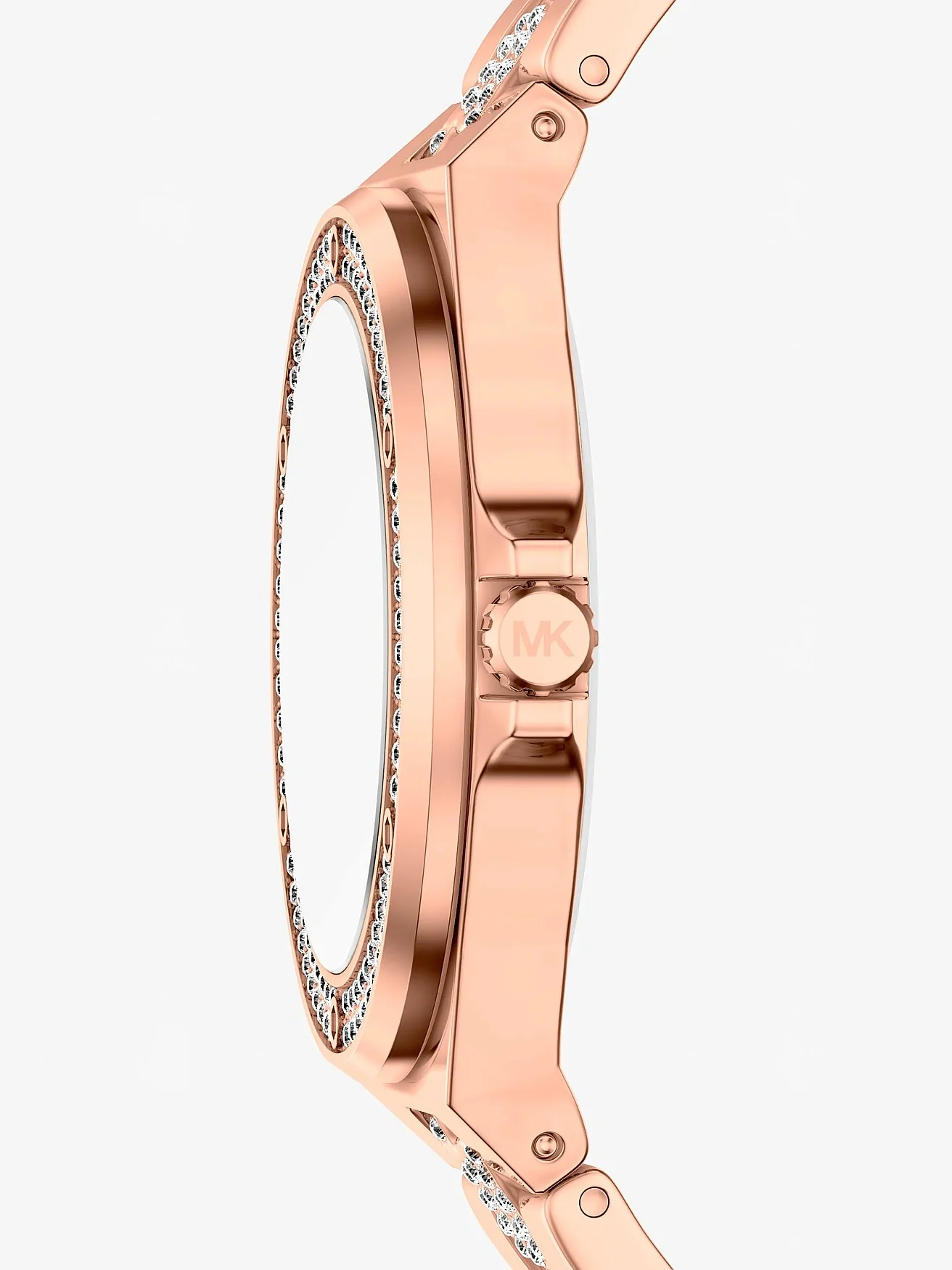 Наручные часы Michael Kors Lennox Pavé розово-золотистого тона (браслет) — 2
