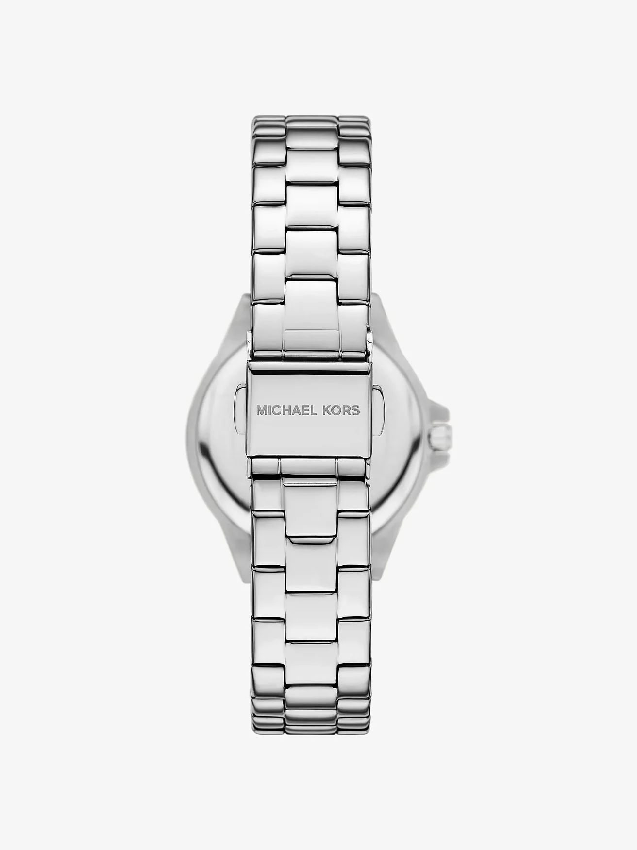 Миниатюрные женские часы Lennox с кристаллами pave серебристого тона — 3