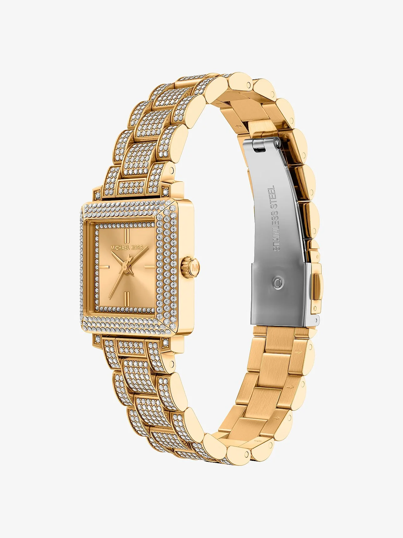 Наручные часы Michael Kors Petite Gwynn Pavé золотистого тона — 5