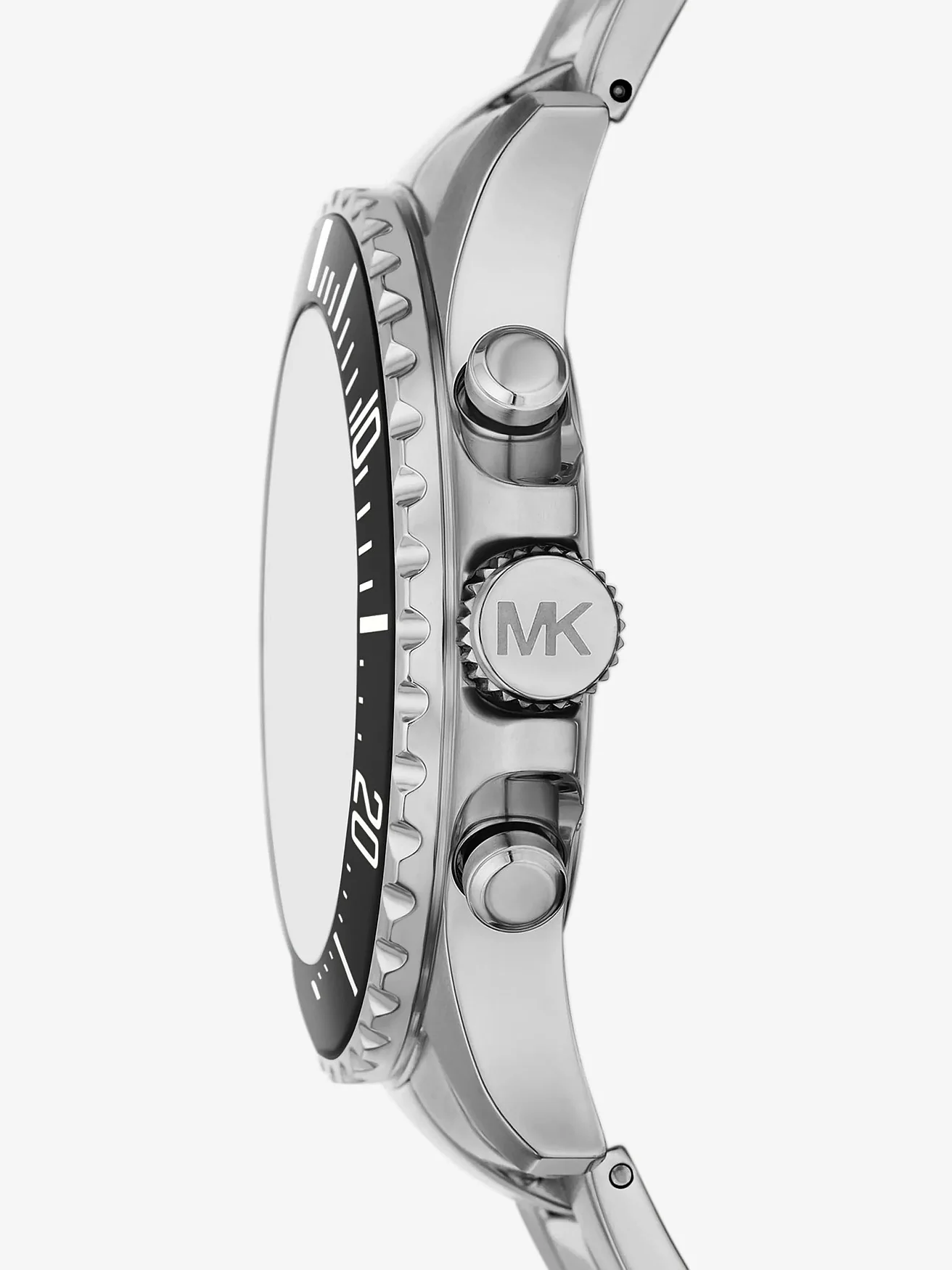 Наручные часы Michael Kors Овёрсайз Everest серебристого тона — 2