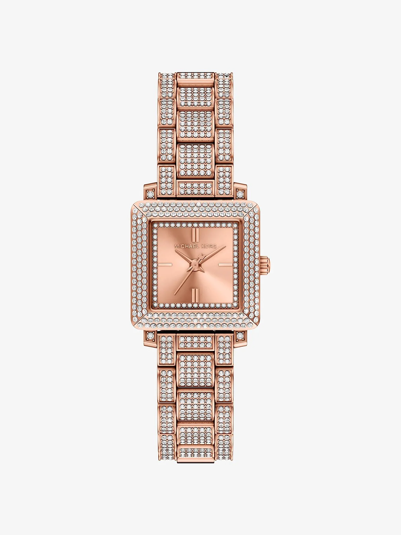 Наручные часы Michael Kors Petite Gwynn Pavé розово-золотистого тона — 1
