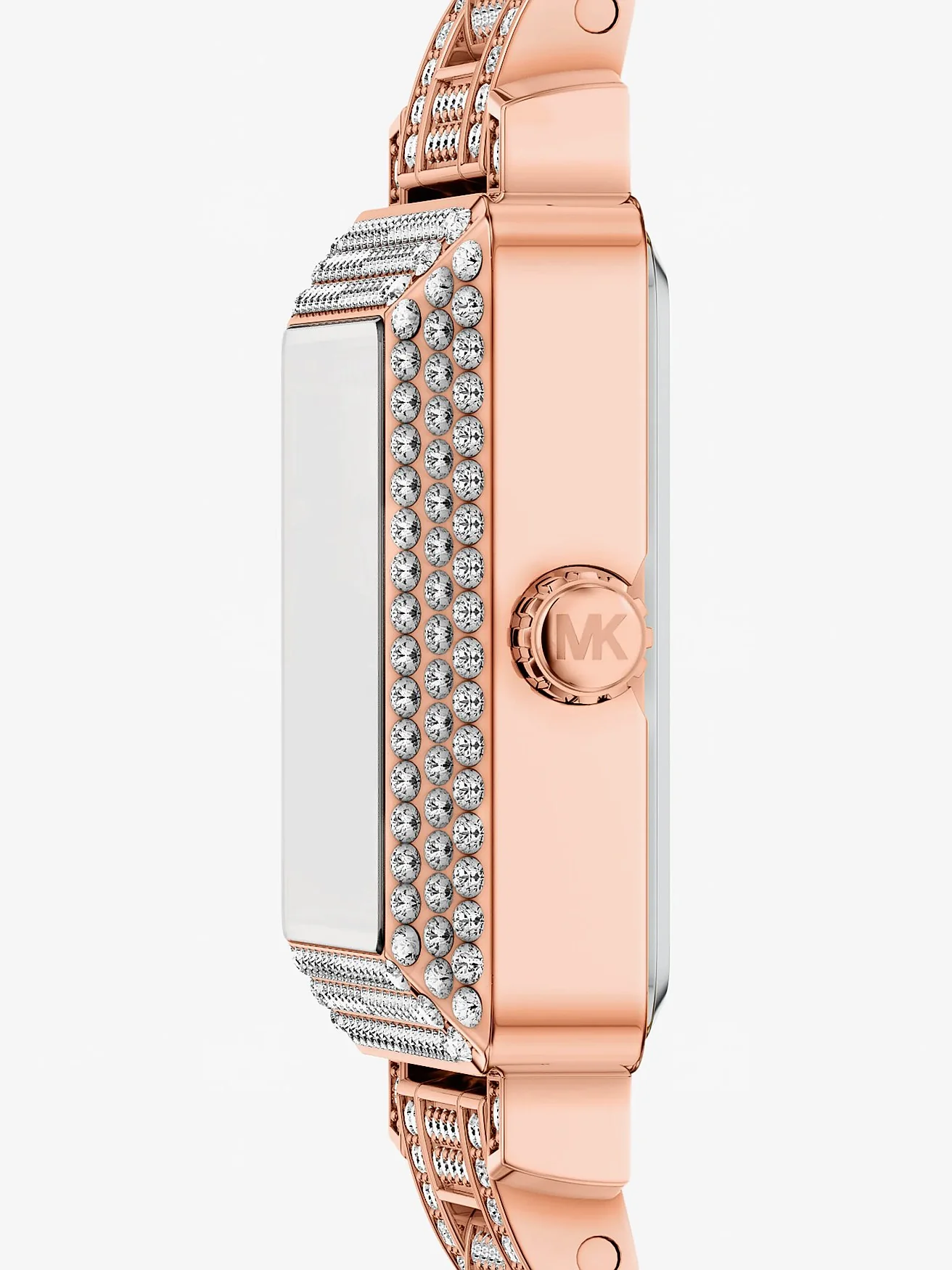 Наручные часы Michael Kors Petite Gwynn Pavé розово-золотистого тона — 2