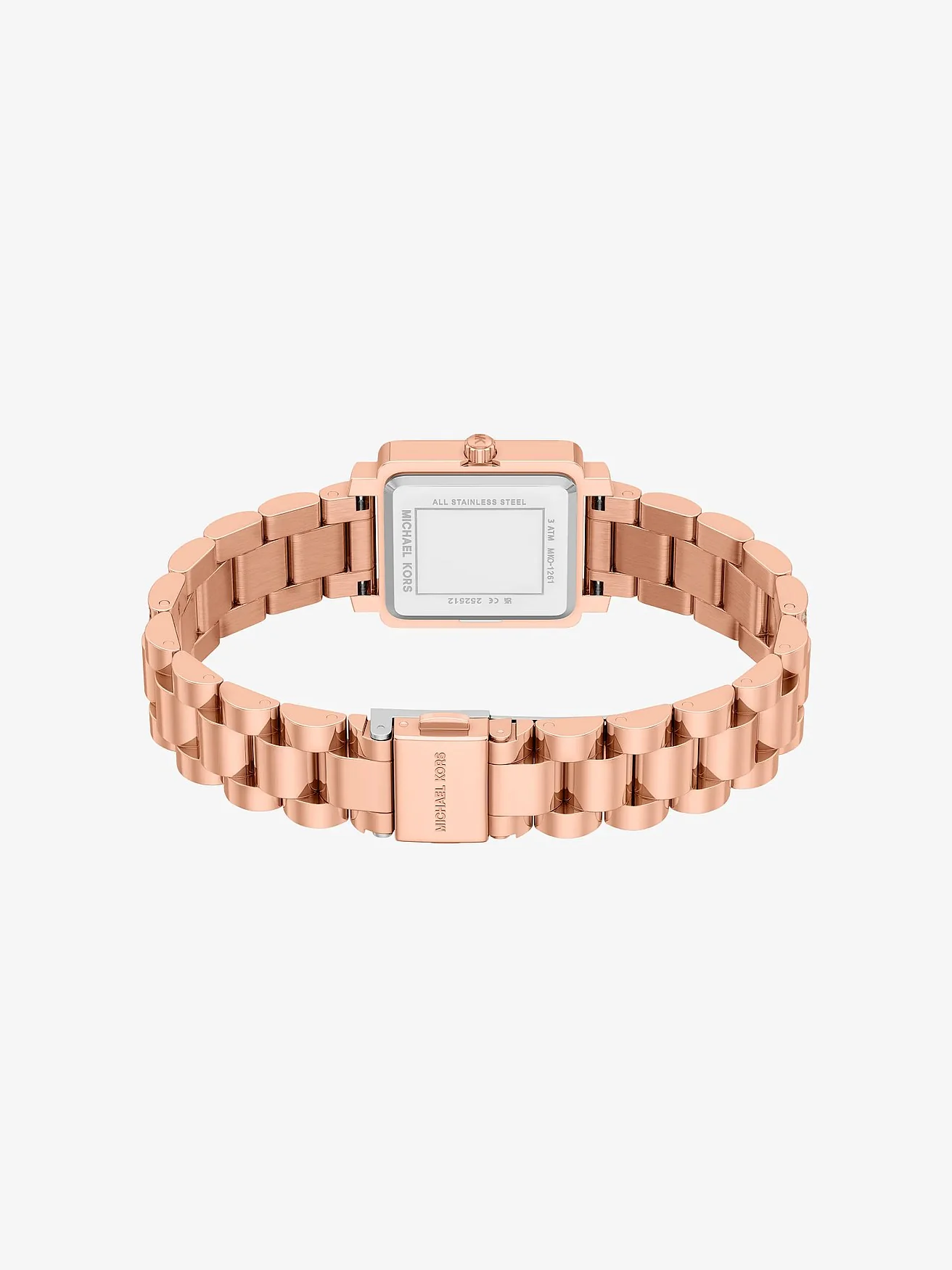 Наручные часы Michael Kors Petite Gwynn Pavé розово-золотистого тона — 4