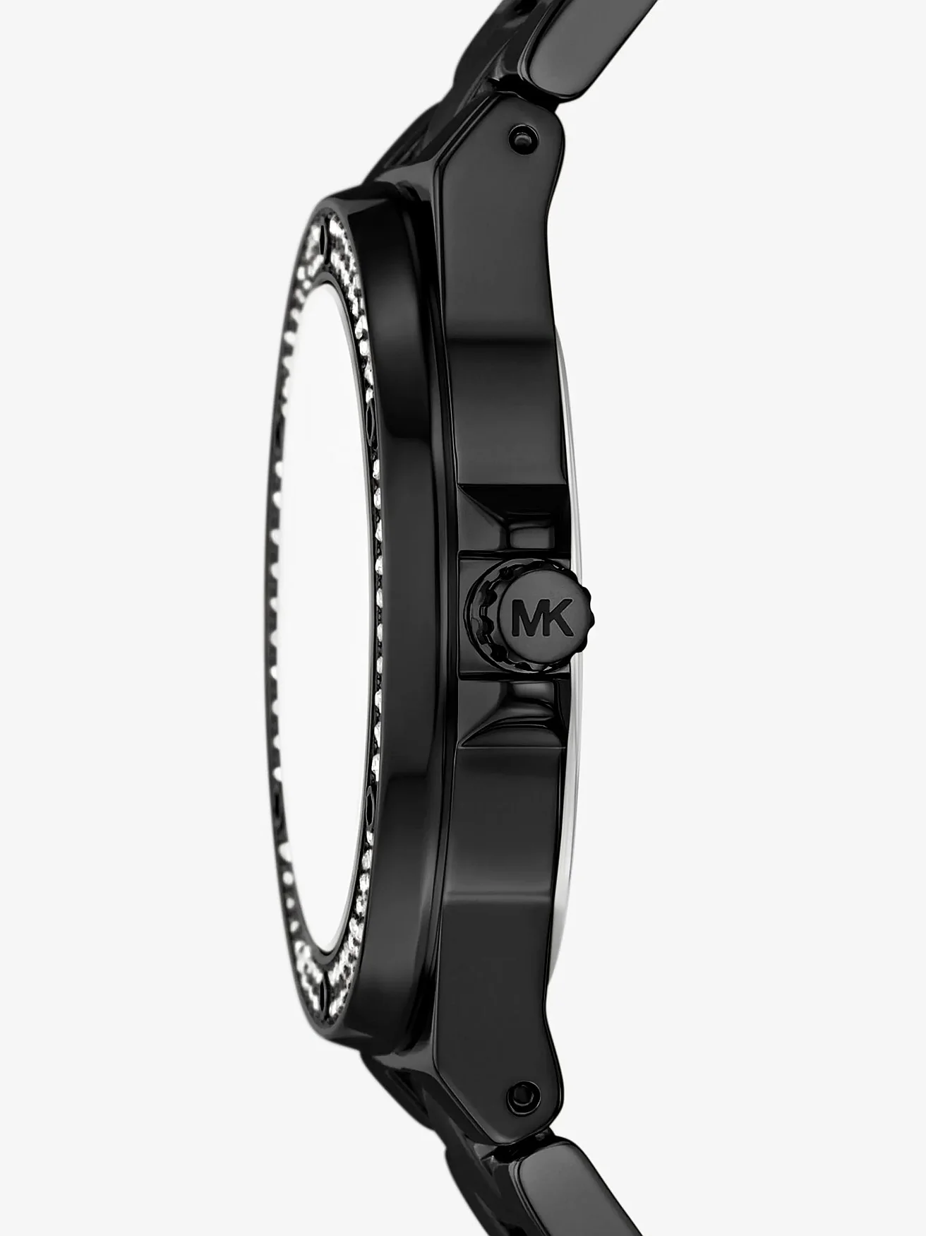 Наручные часы Michael Kors Lennox Pavé с чёрным покрытием — 2