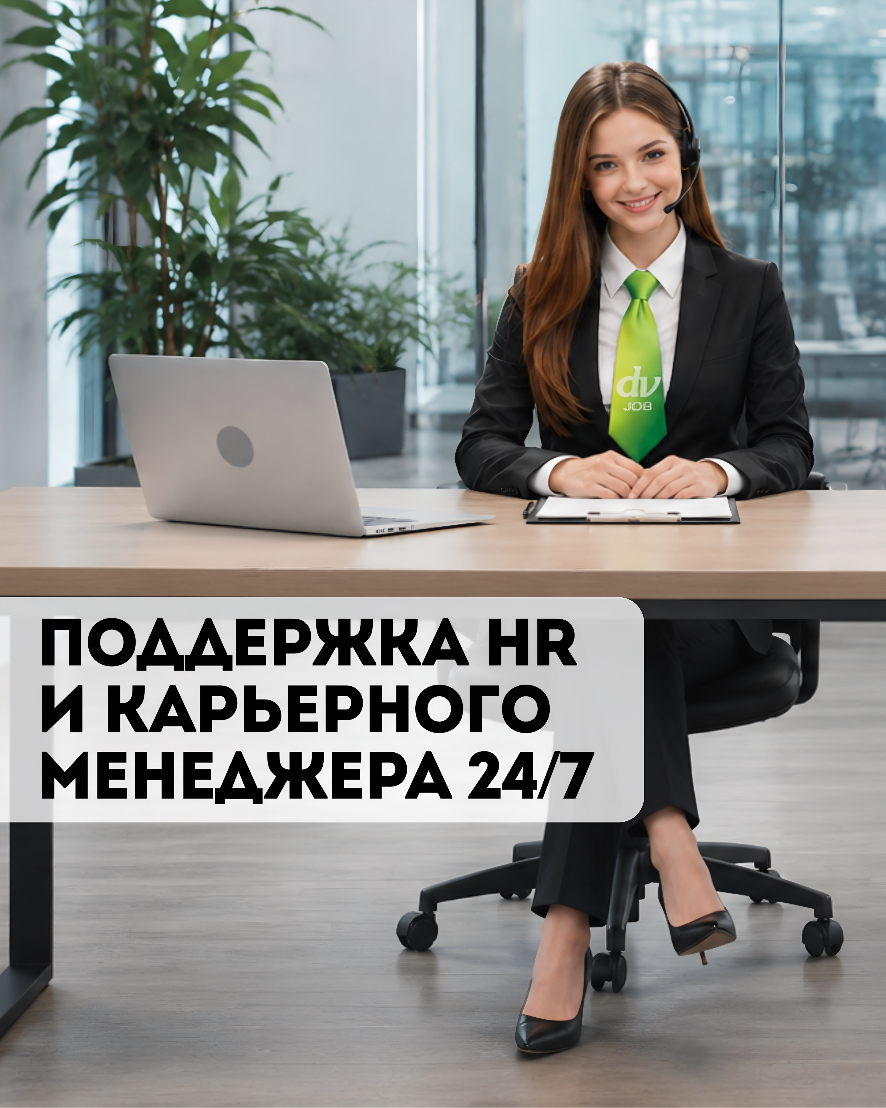 Поддержка HR и карьерного менеджера 24/7