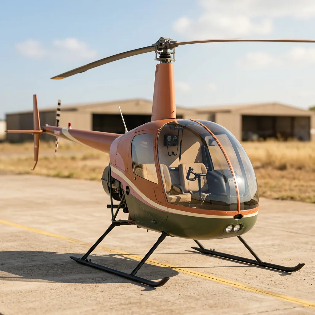 Вертолет Robinson R22 для обучения пилотированию