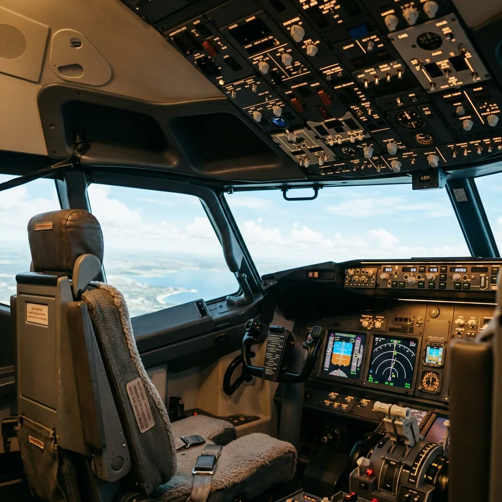 Полноразмерная кабина авиатренажера Boeing 737