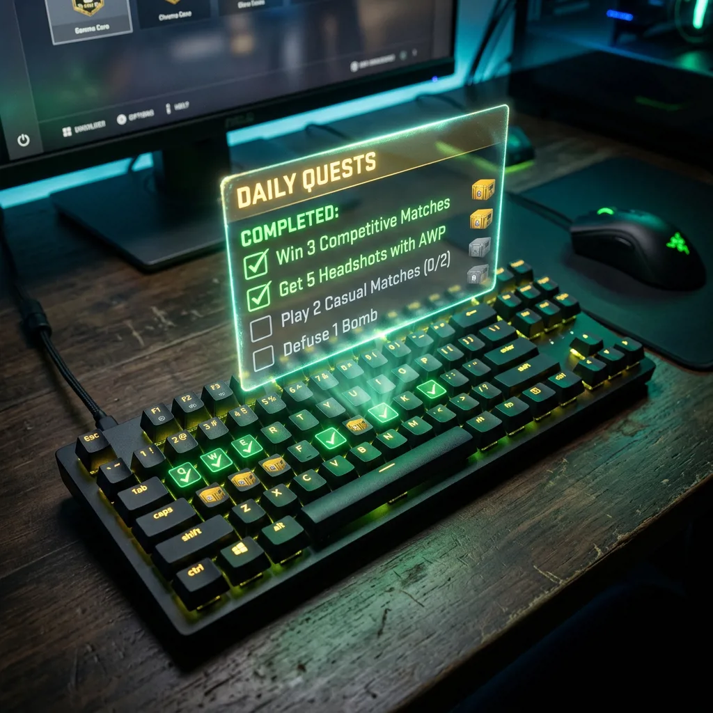 Ежедневные бонусные задания для игроков кейсов КС 2