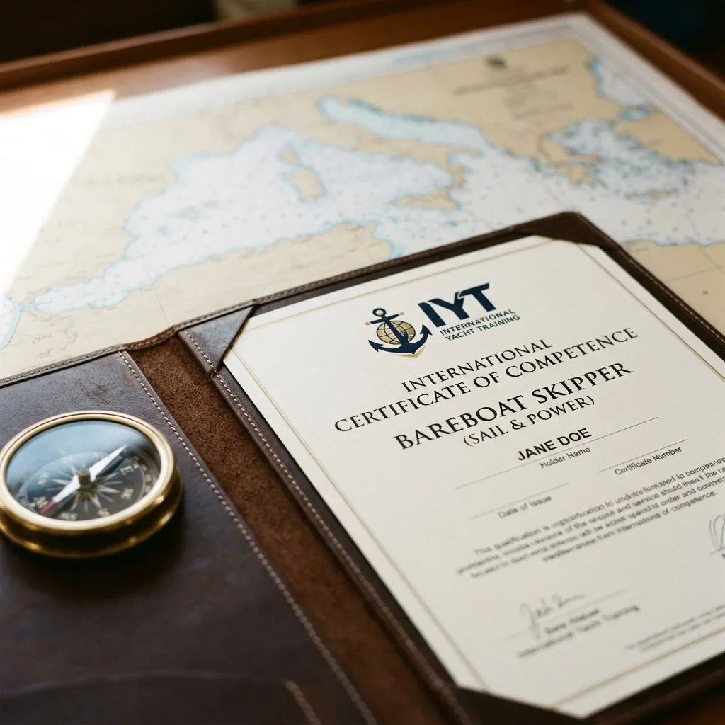Сертификат IYT Bareboat Skipper в Санкт-Петербурге