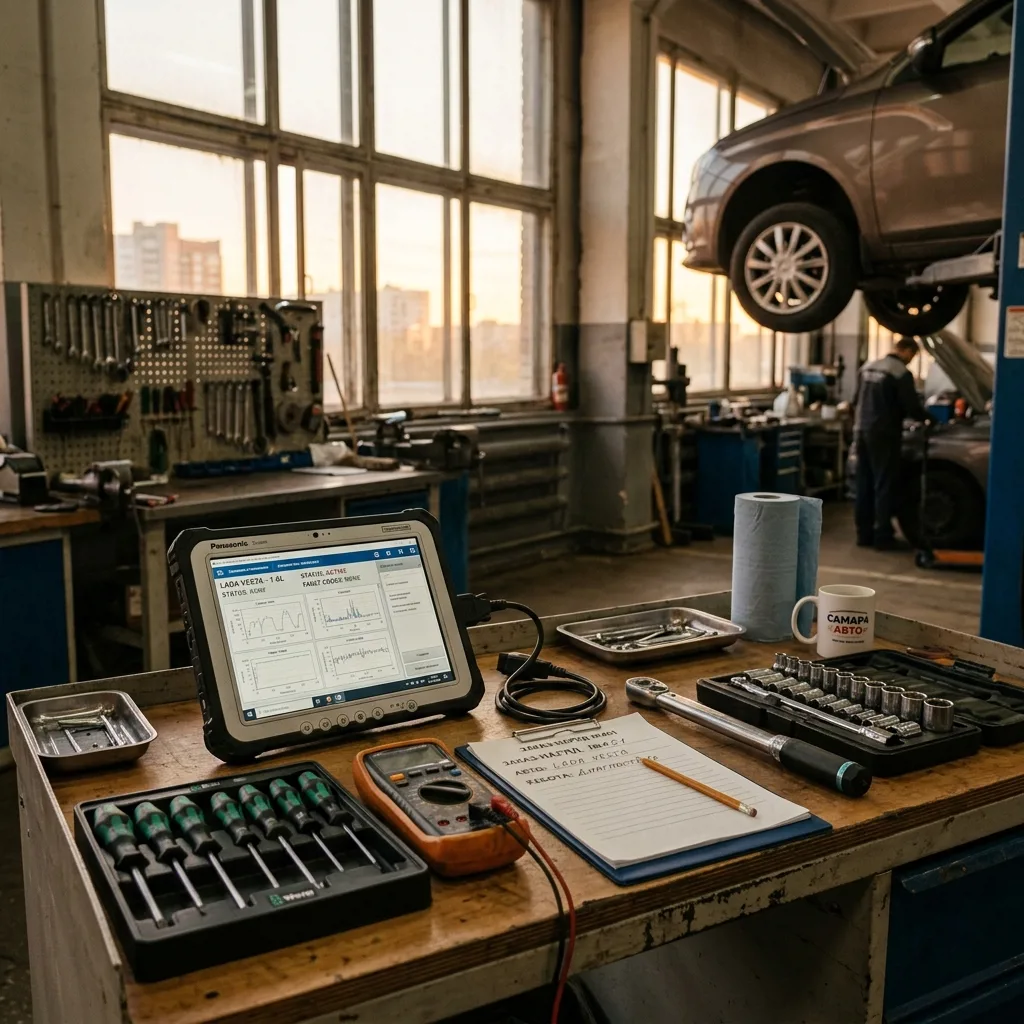 Рабочее место мастера автосервиса AutoDrive Service в Самаре