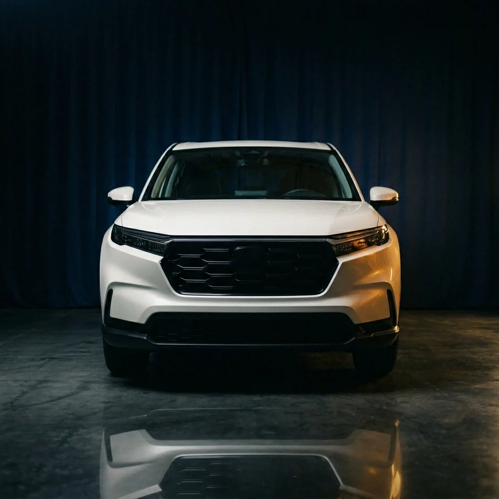 Geely Atlas белого цвета, вид спереди