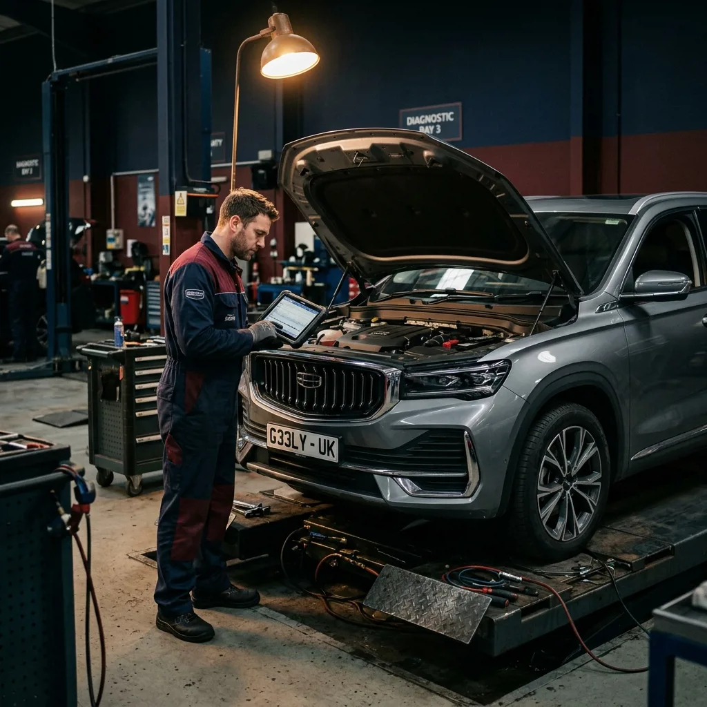 Гарантийный ремонт автомобиля Geely в сервисном центре