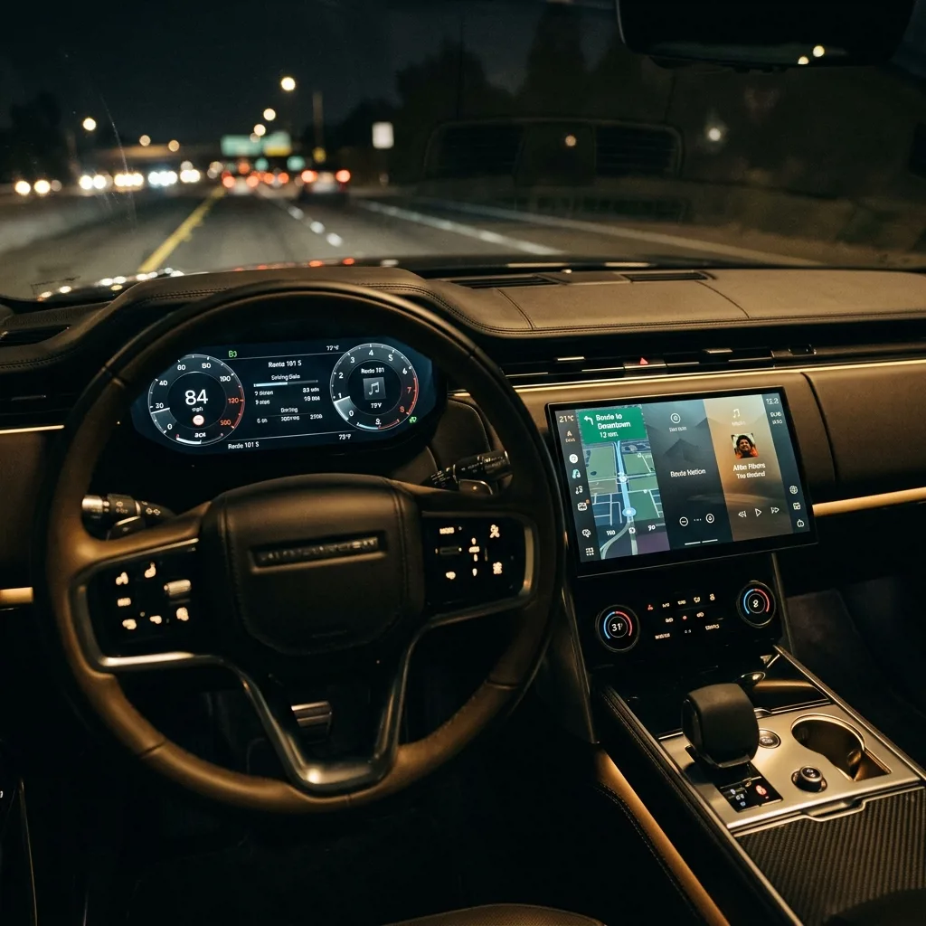 Мультимедийная система Geely Emgrand с большим экраном