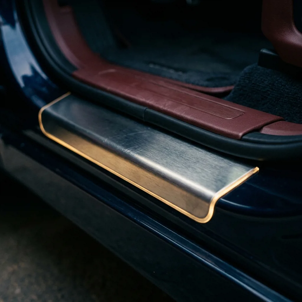 Накладки на пороги из нержавеющей стали для Geely