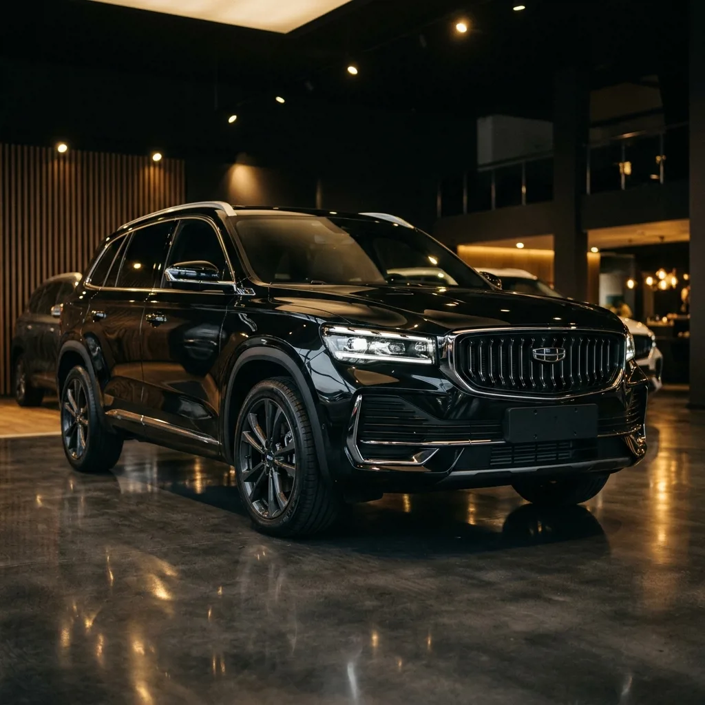 Geely Monjaro чёрного цвета в Астрахани