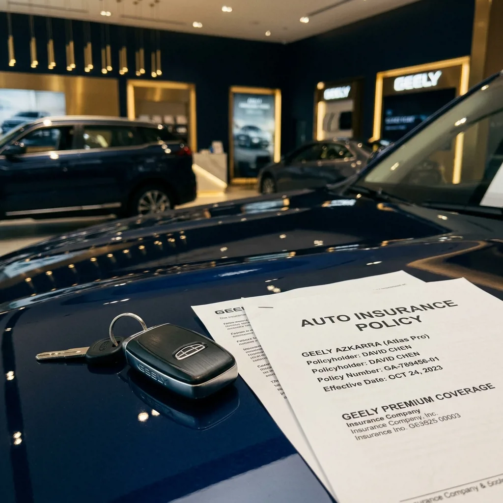 Оформление полиса ОСАГО для нового автомобиля Geely