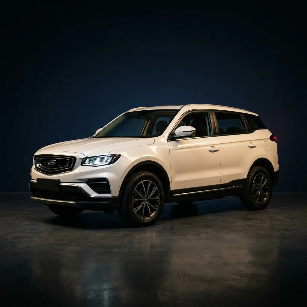 Geely Atlas Pro белого цвета в Астрахани