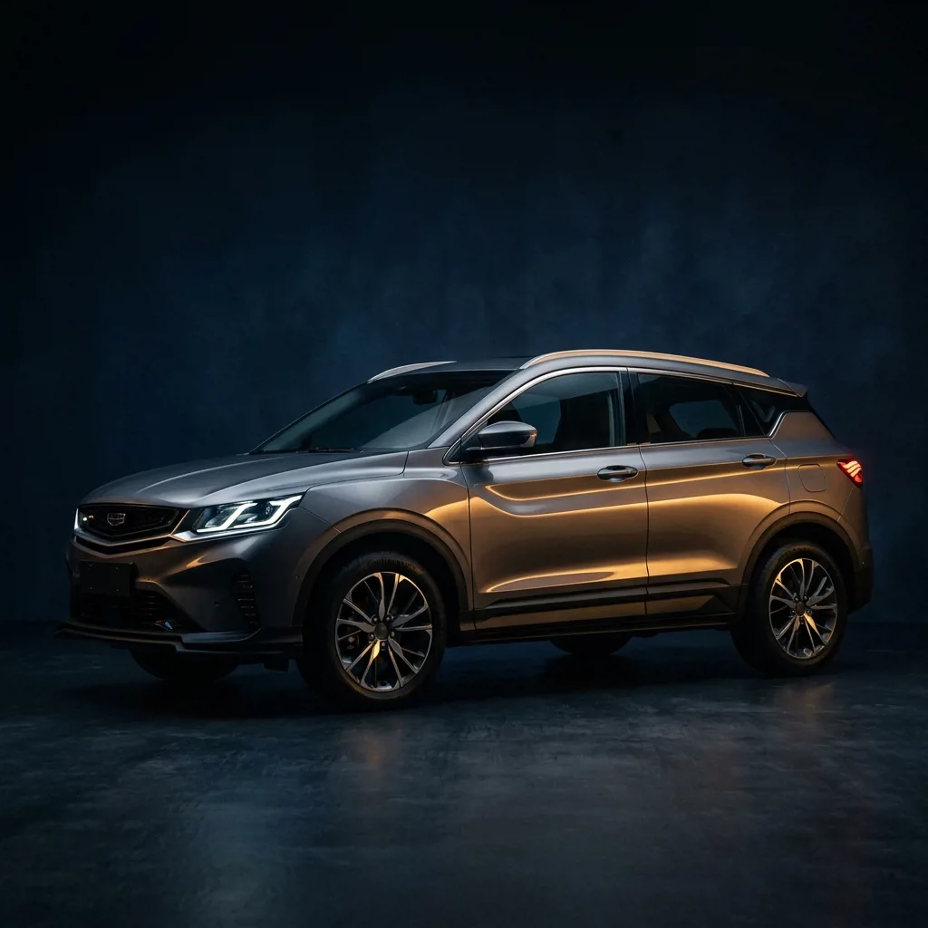 Geely Coolray в комплектации Luxury, серый металлик