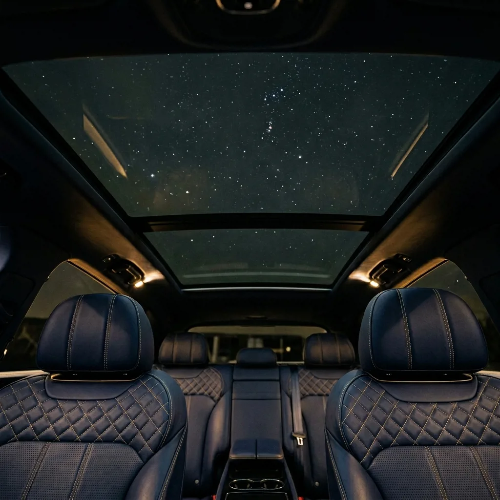 Панорамная крыша и премиальный салон Geely Monjaro