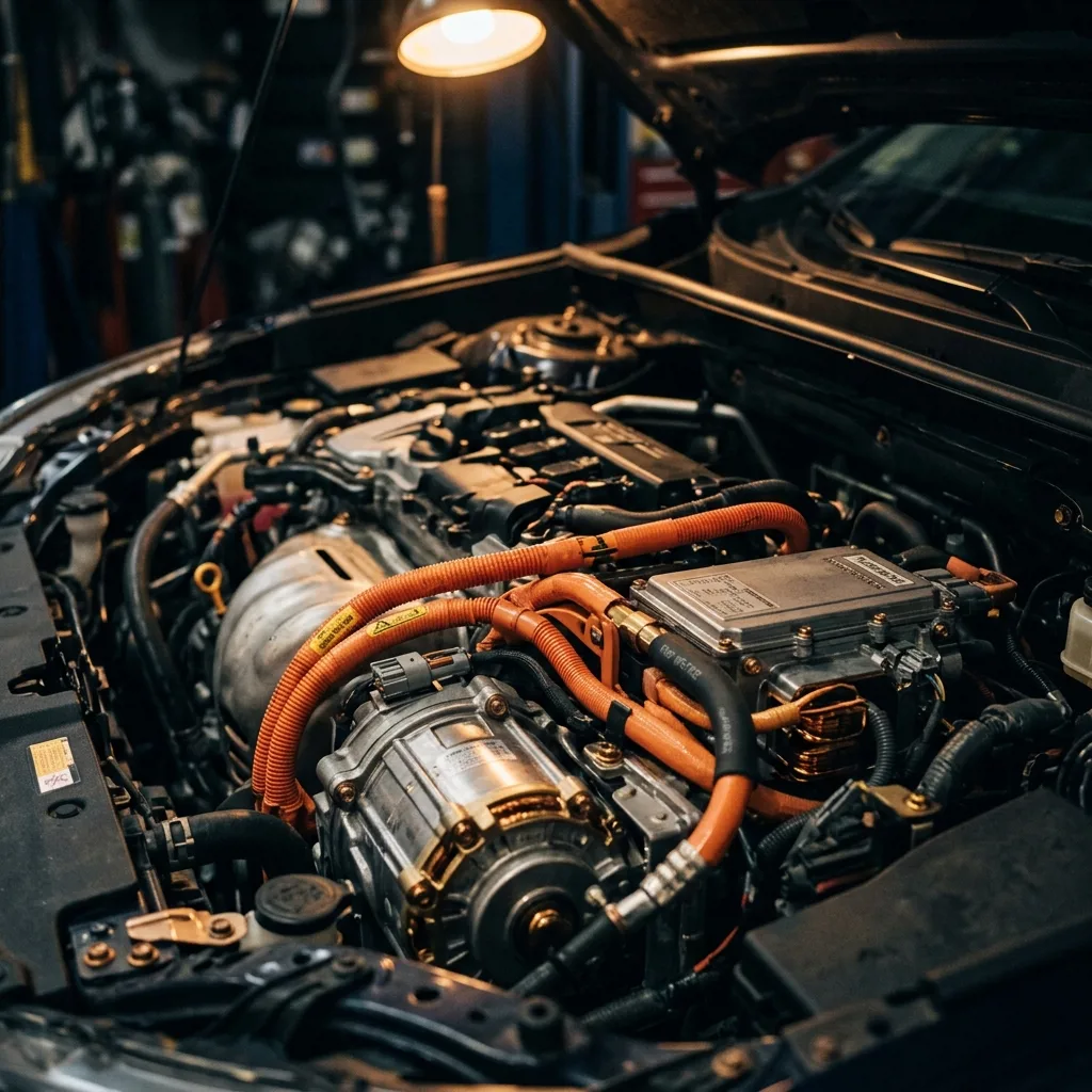 Схема гибридной силовой установки Geely EX5 EM-i