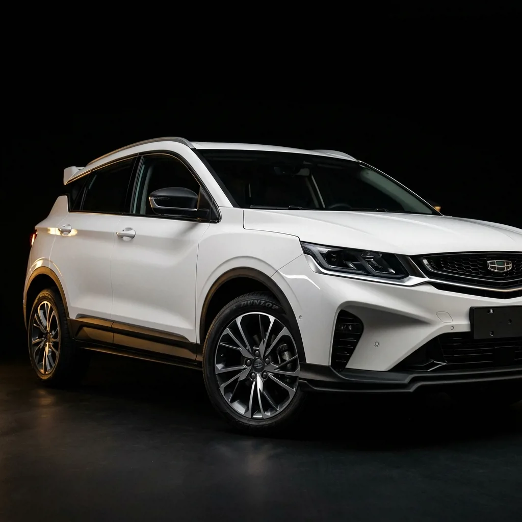Geely Coolray белого цвета в Астрахани