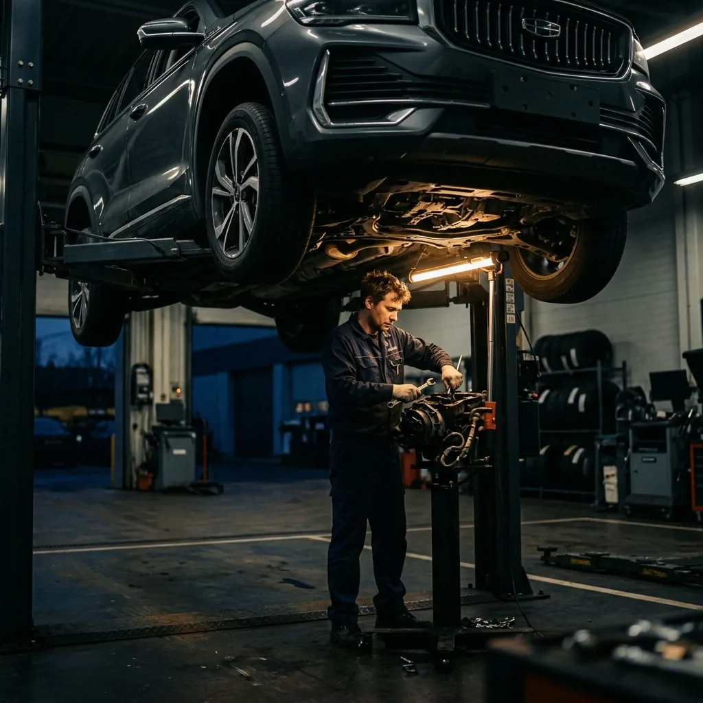 Техническое обслуживание автомобиля Geely