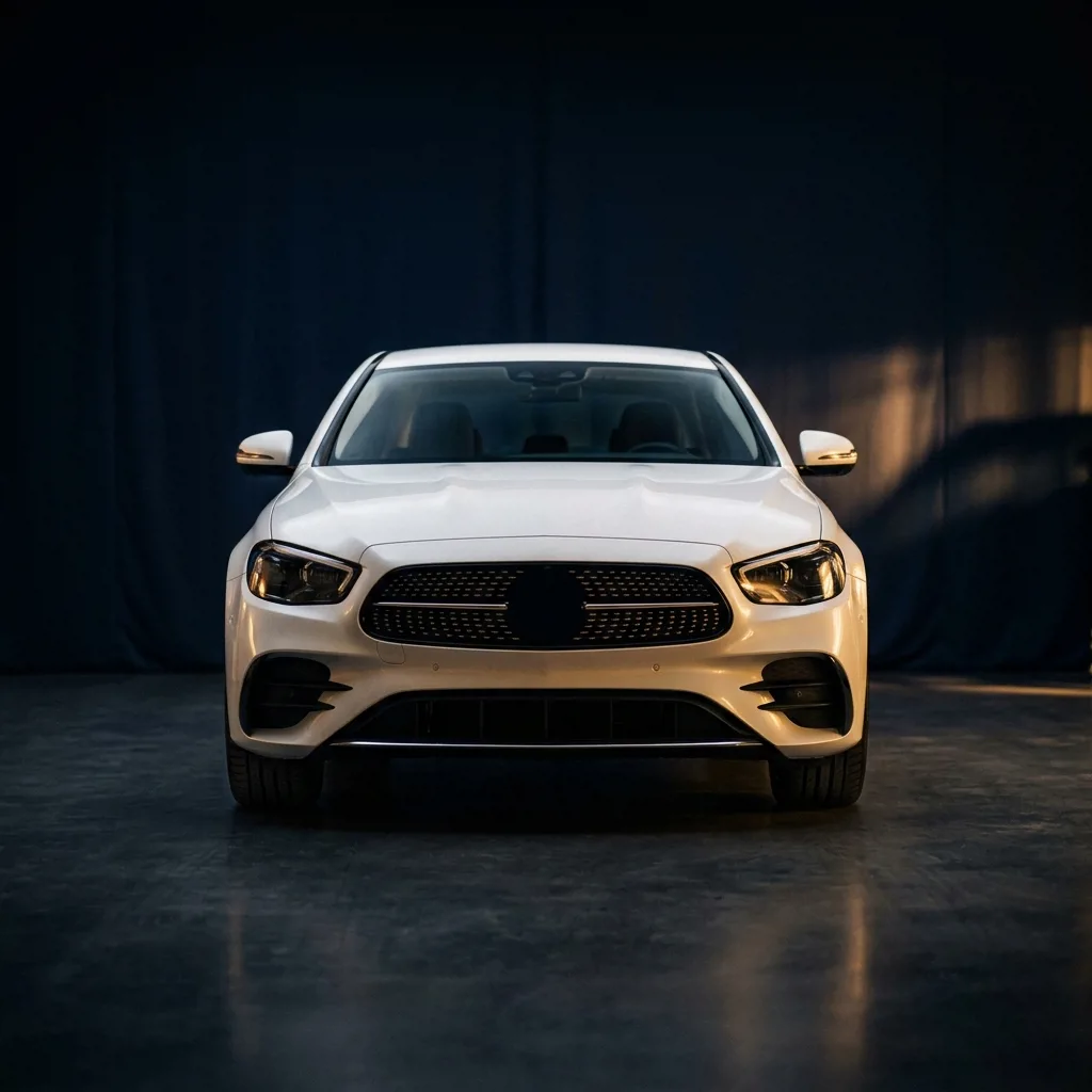 Geely Emgrand белого цвета, вид спереди